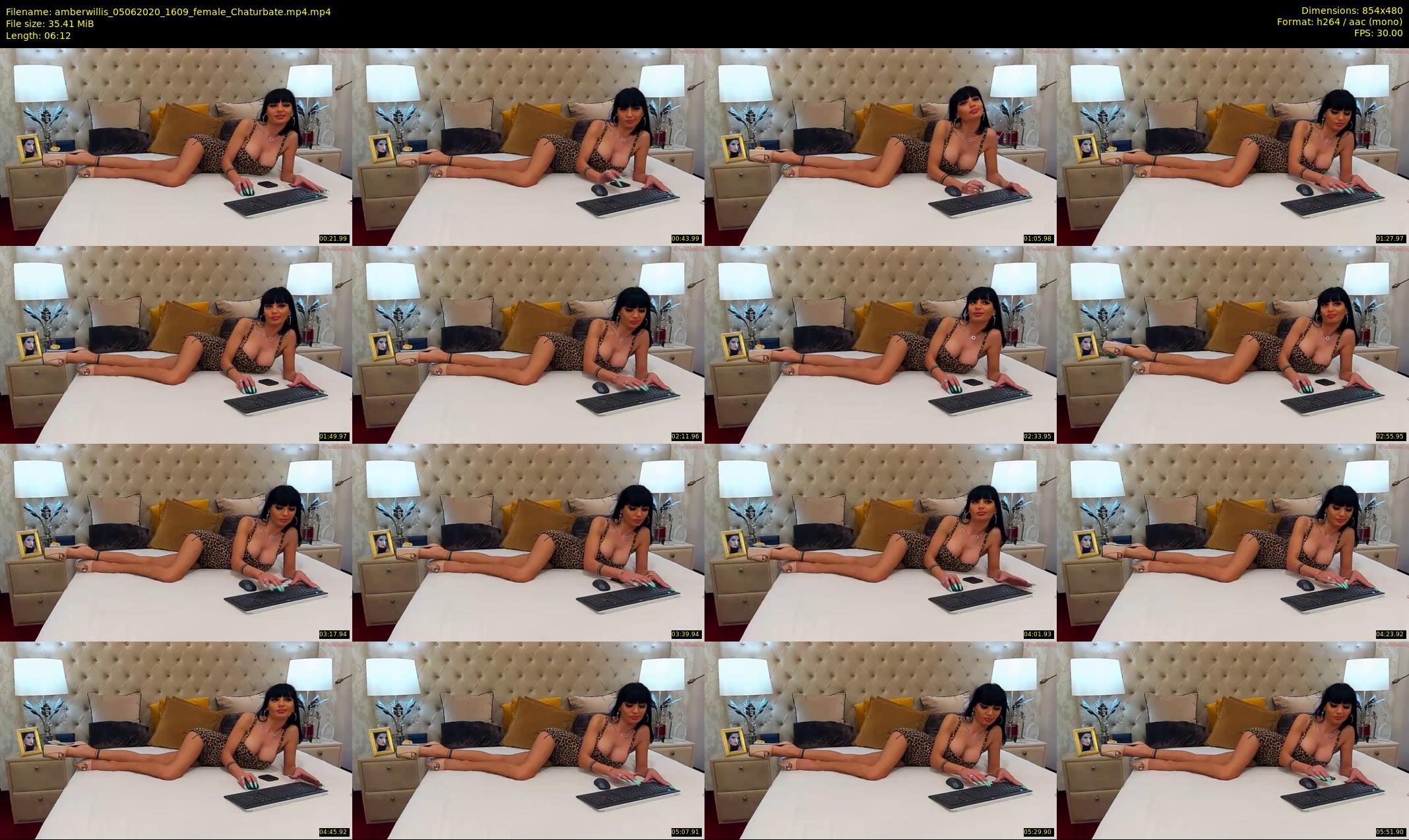 amberwillis — 7 minute Chaturbate female cam show recording, 480p, Jun 5, 2020
