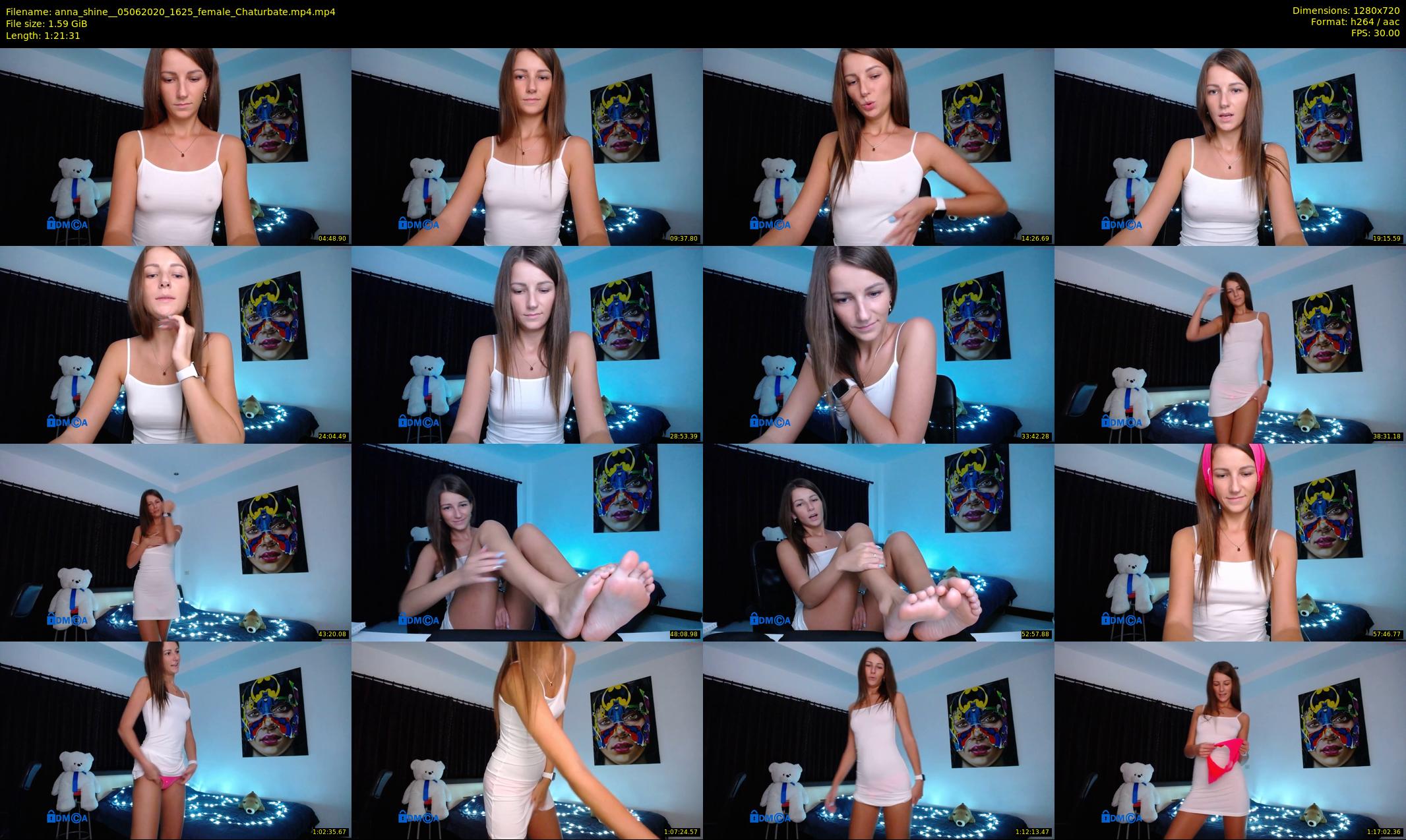 anna_shine_ — 82 minute Chaturbate female cam show recording, 720p, Jun 5, 2020