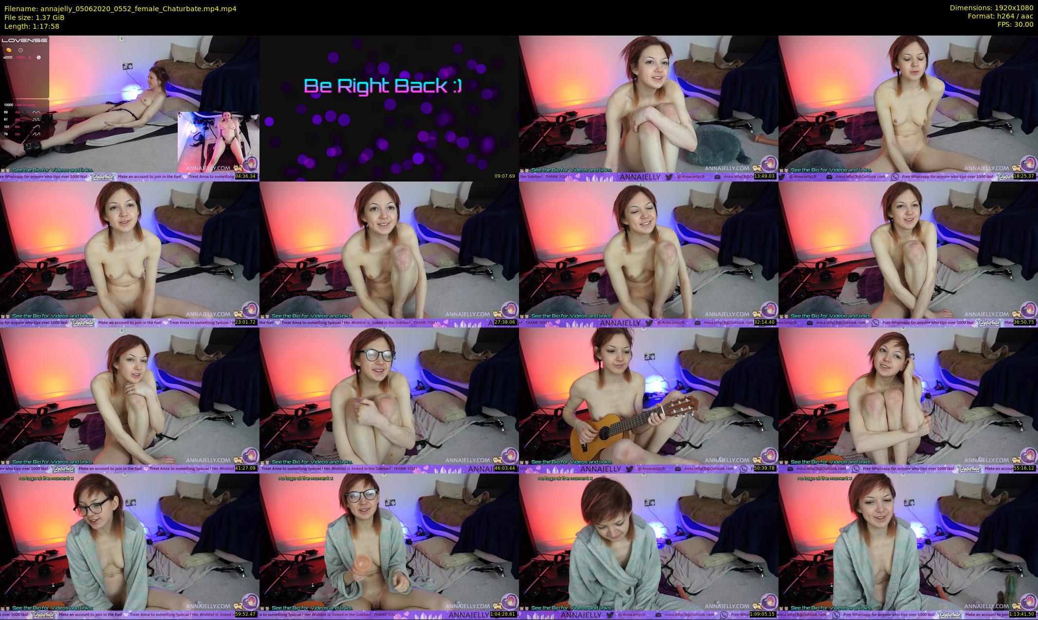 annajelly — 78 minute Chaturbate couple cam show recording, 1080p, Jun 5, 2020
