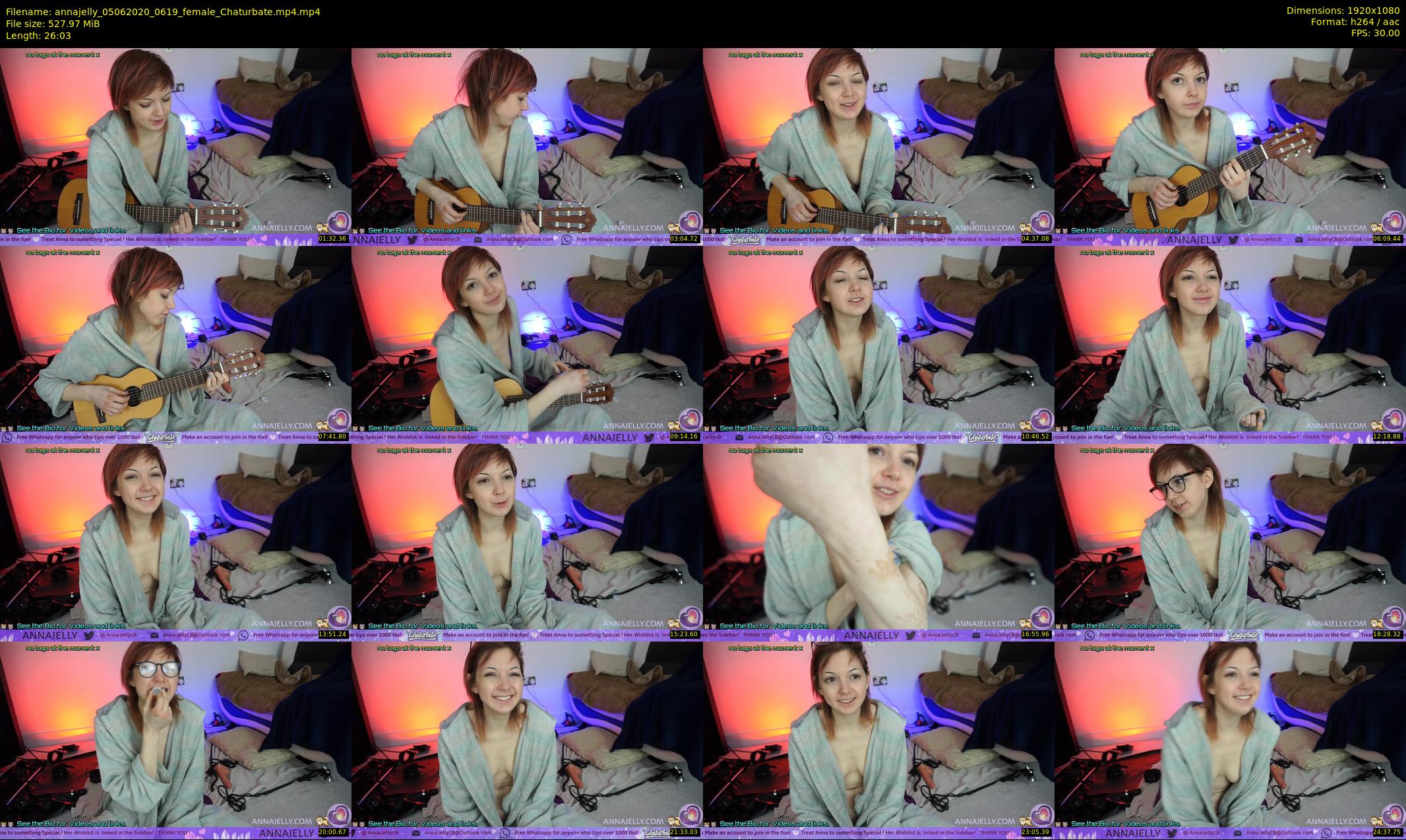 annajelly — 27 minute Chaturbate couple cam show recording, 1080p, Jun 5, 2020