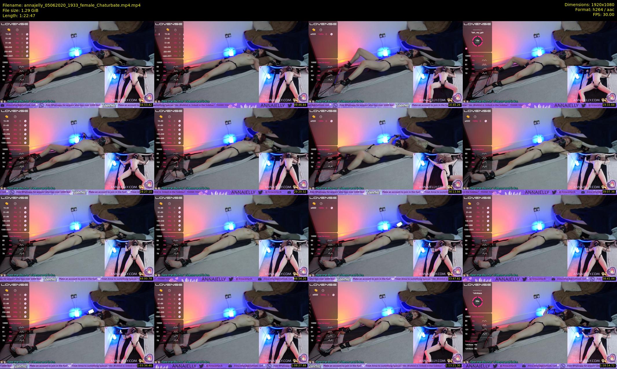 annajelly — 83 minute Chaturbate couple cam show recording, 1080p, Jun 5, 2020