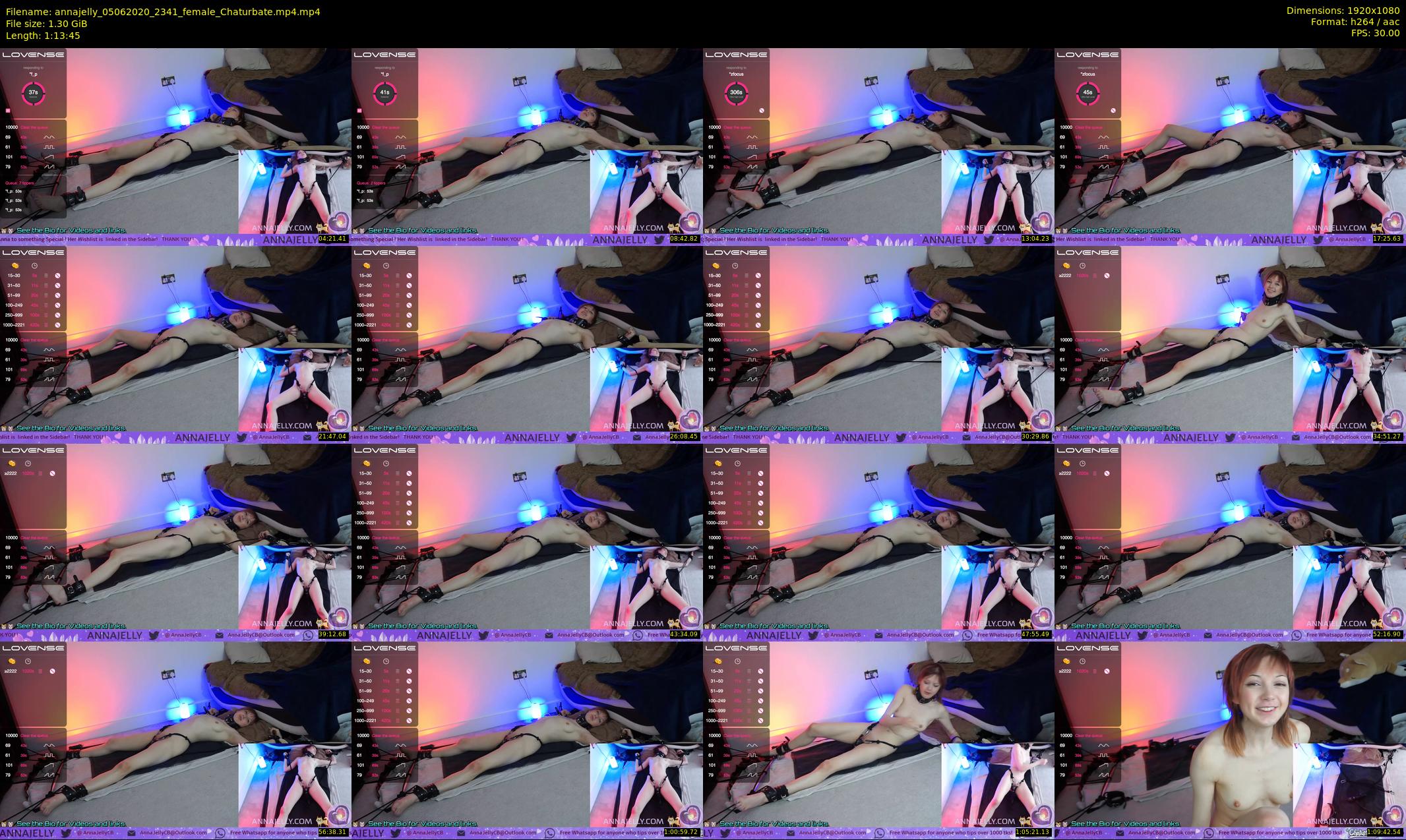 annajelly — 74 minute Chaturbate couple cam show recording, 1080p, Jun 5, 2020