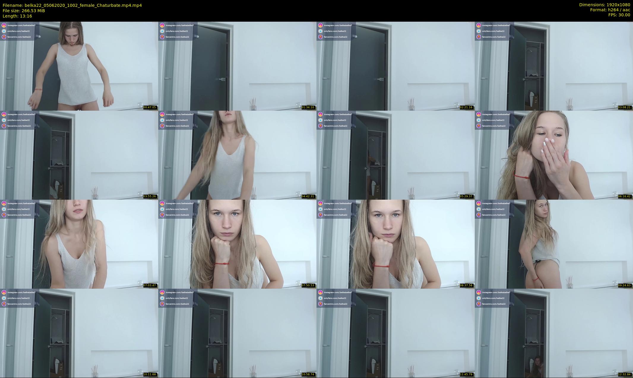 belka22 — 14 minute Chaturbate female cam show recording, 1080p, Jun 5, 2020