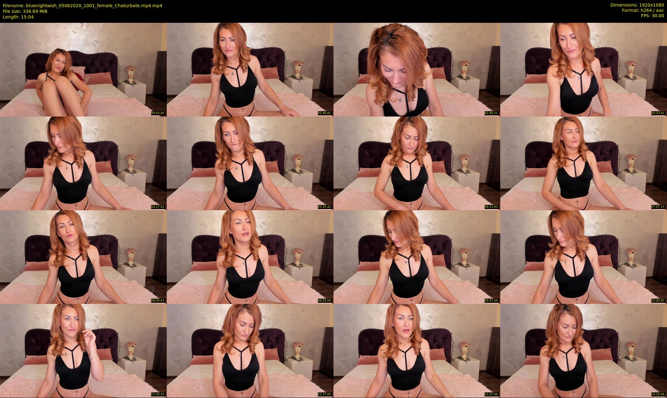 bluenightwish — 16 minute Chaturbate female cam show recording, 1080p, Jun 5, 2020