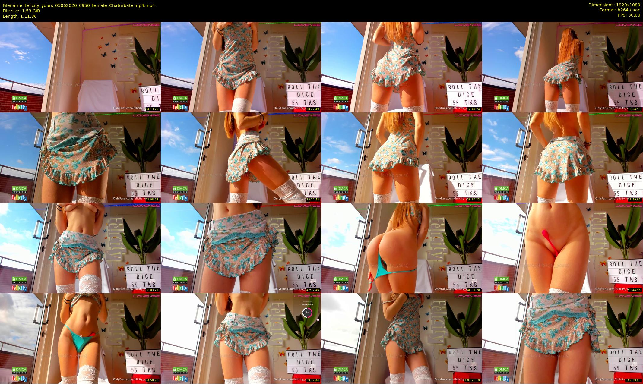 felicity_yours — 72 minute Chaturbate female cam show recording, 1080p, Jun 5, 2020