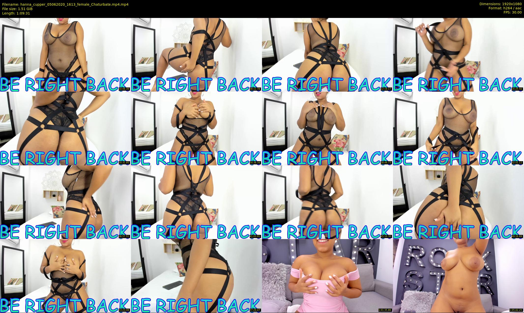 hanna_cupper — 70 minute Chaturbate female cam show recording, 1080p, Jun 5, 2020