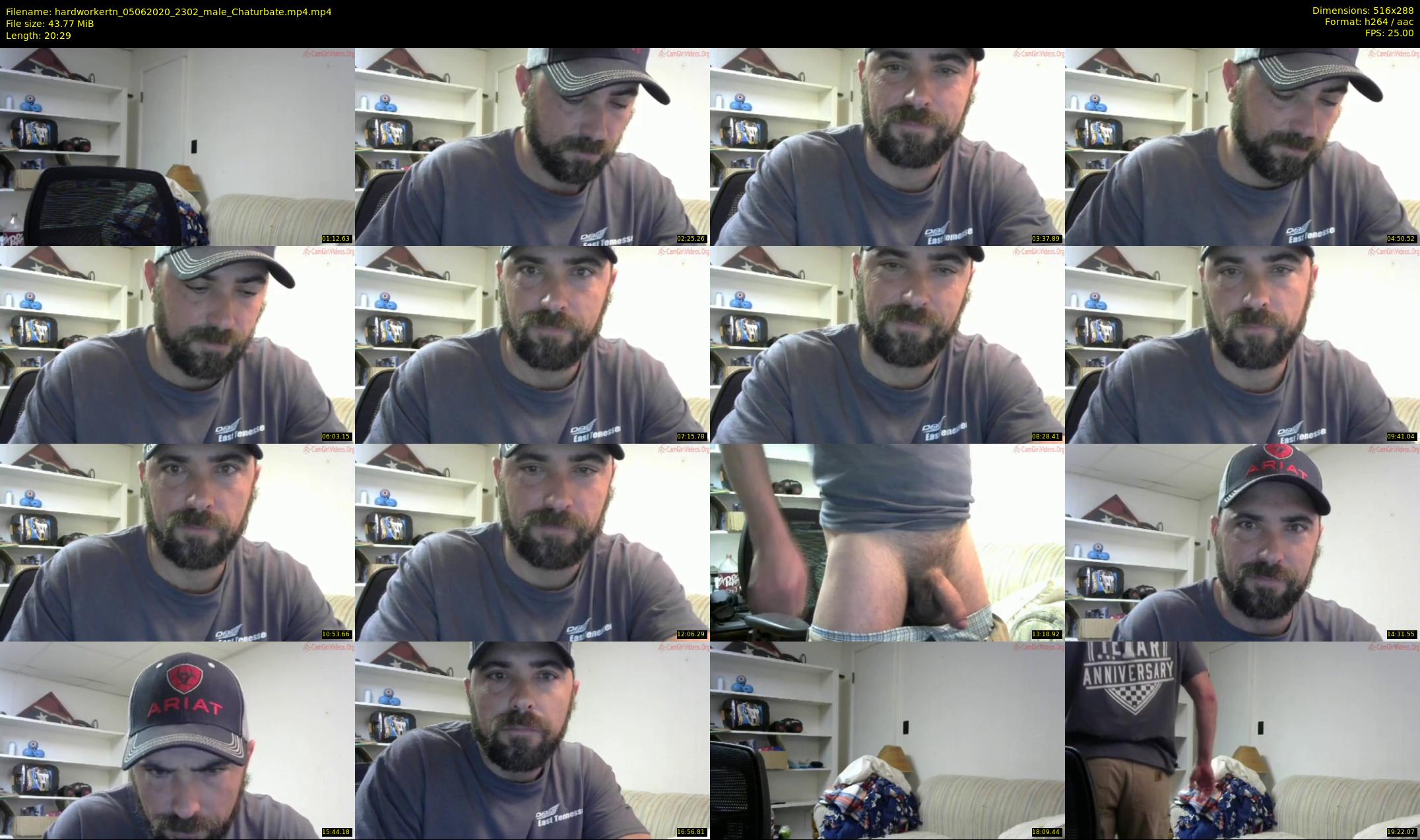 hardworkertn — 21 minute Chaturbate male cam show recording, SD, Jun 5, 2020