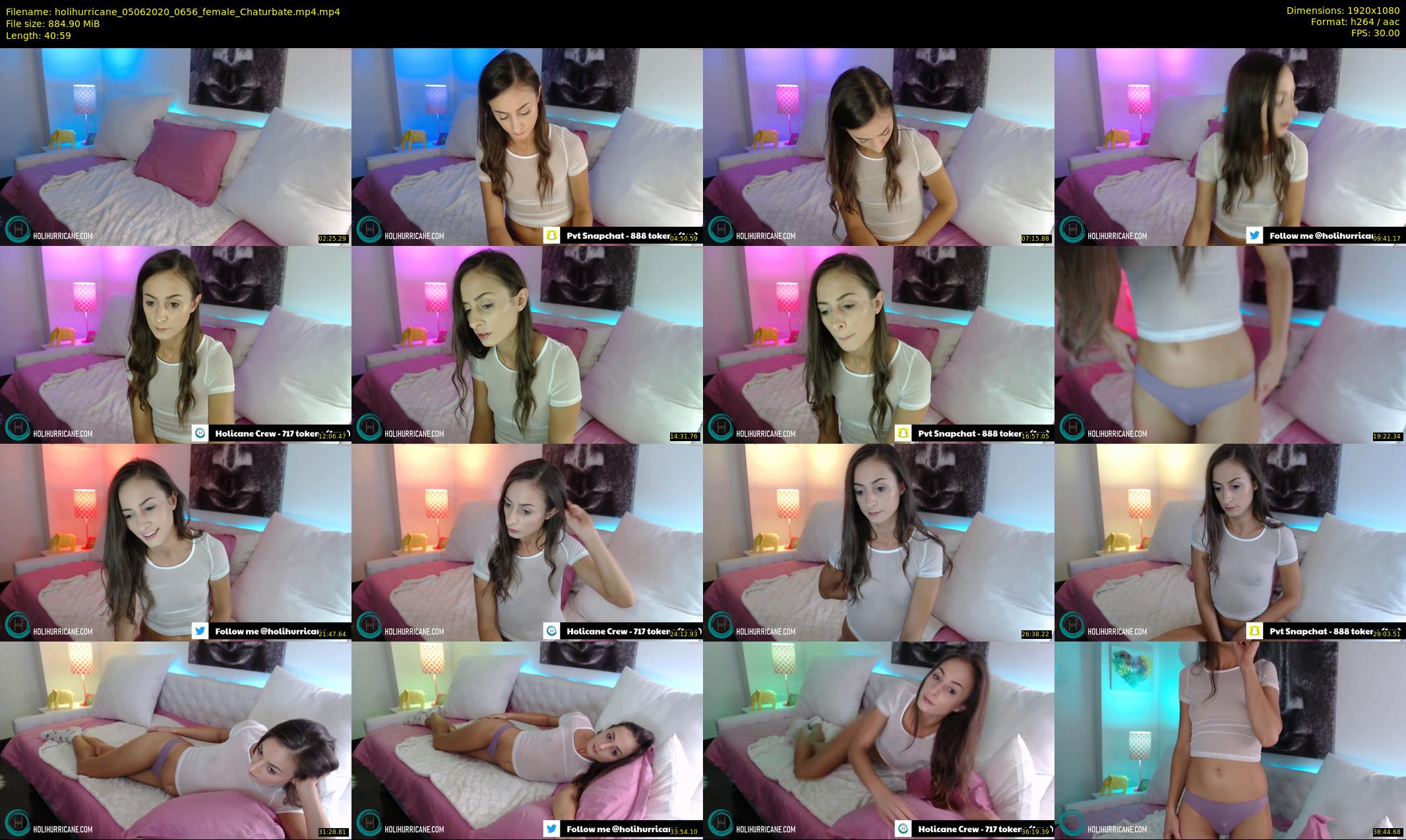 holihurricane — 41 minute Chaturbate female cam show recording, 1080p, Jun 5, 2020