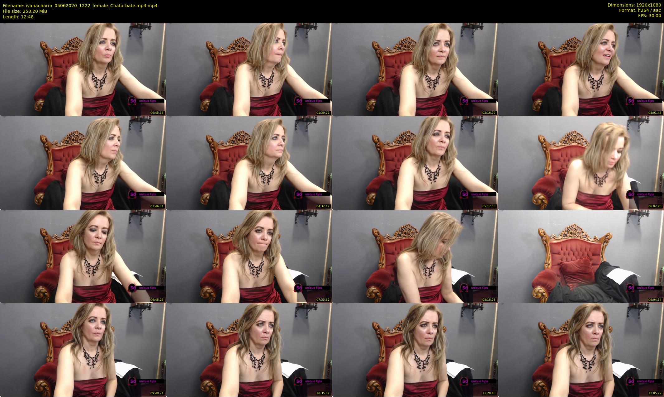 ivanacharm — 13 minute Chaturbate female cam show recording, 1080p, Jun 5, 2020