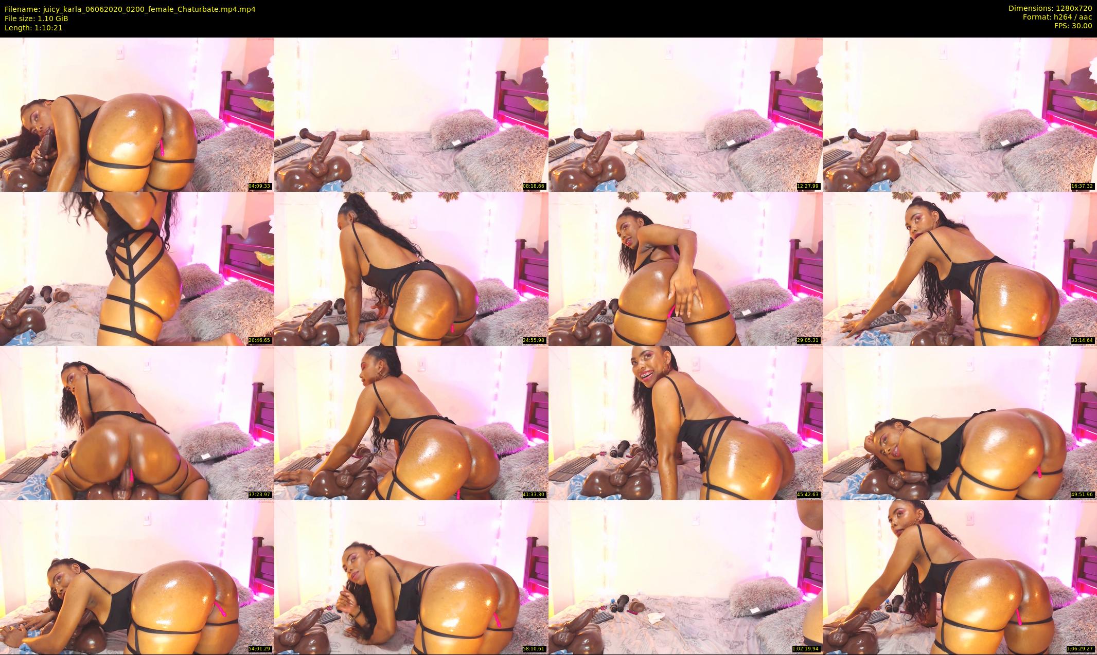 juicy_karla — 71 minute Chaturbate female cam show recording, 720p, Jun 6, 2020
