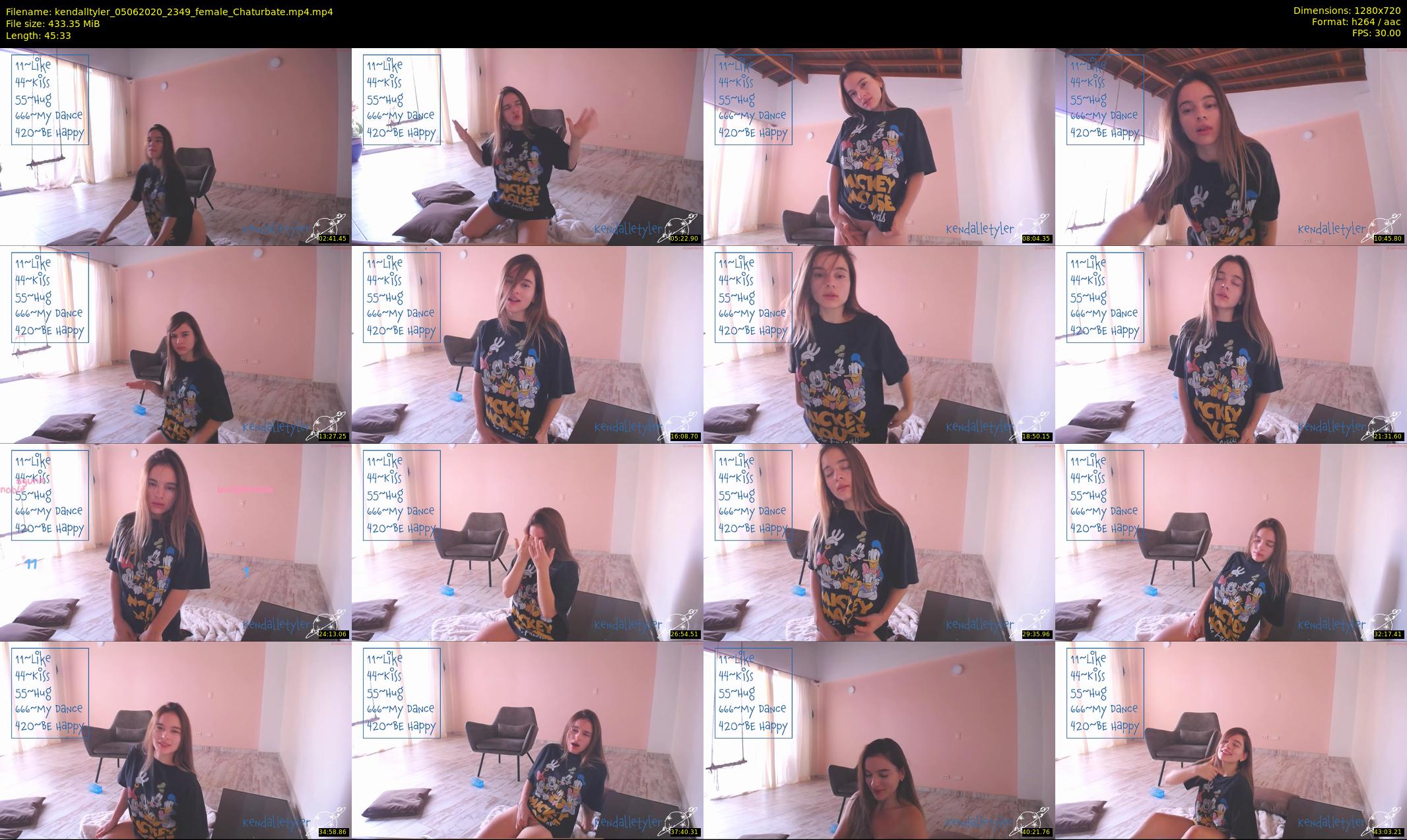 kendalltyler — 46 minute Chaturbate female cam show recording, 720p, Jun 5, 2020