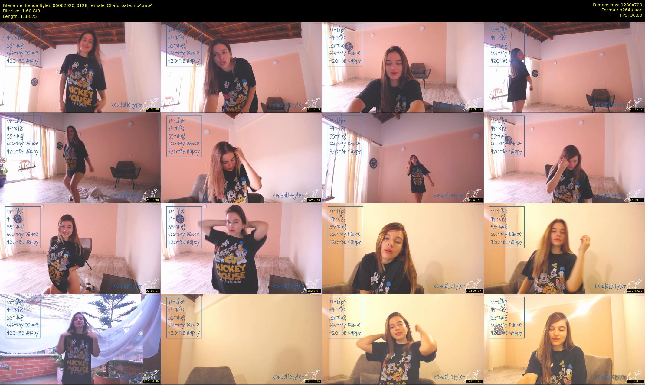 kendalltyler — 99 minute Chaturbate female cam show recording, 720p, Jun 6, 2020