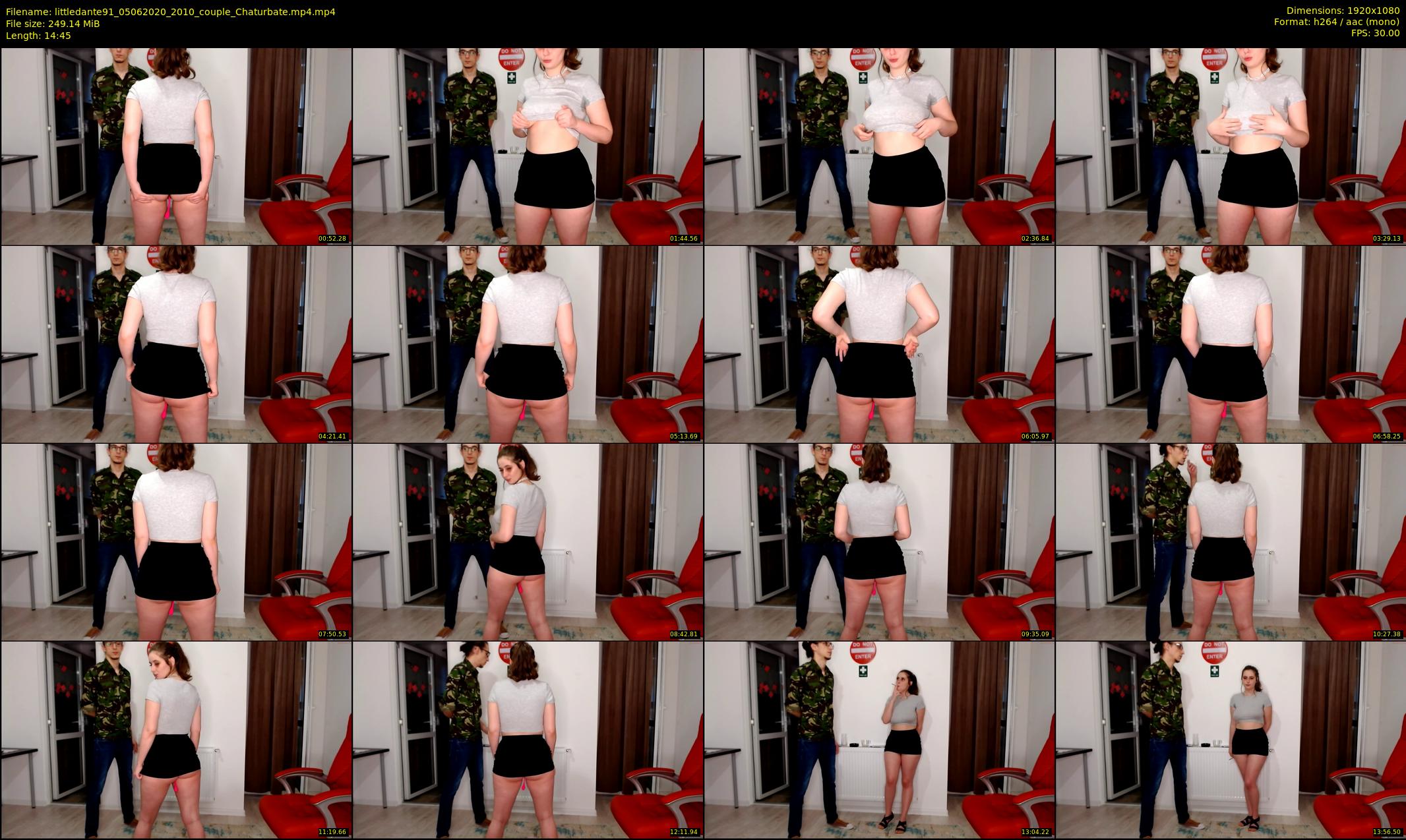 littledante91 — 15 minute Chaturbate couple cam show recording, 1080p, Jun 5, 2020