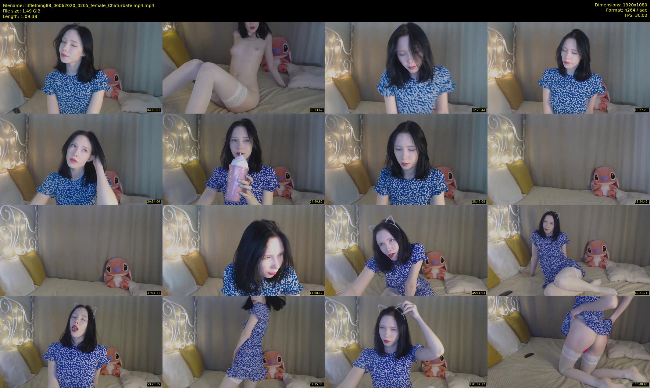 littlething88 — 70 minute Chaturbate female cam show recording, 1080p, Jun 6, 2020