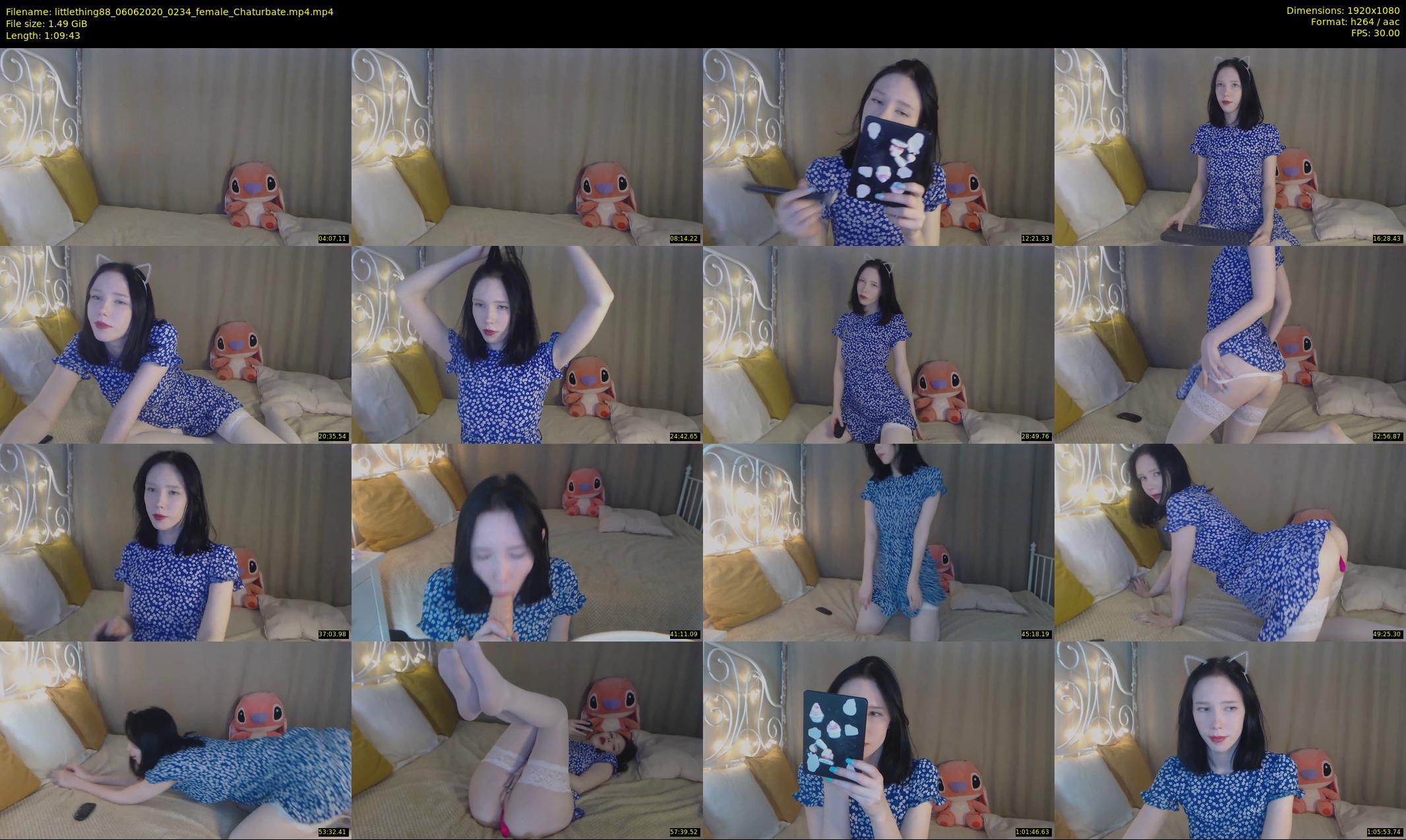 littlething88 — 70 minute Chaturbate female cam show recording, 1080p, Jun 6, 2020