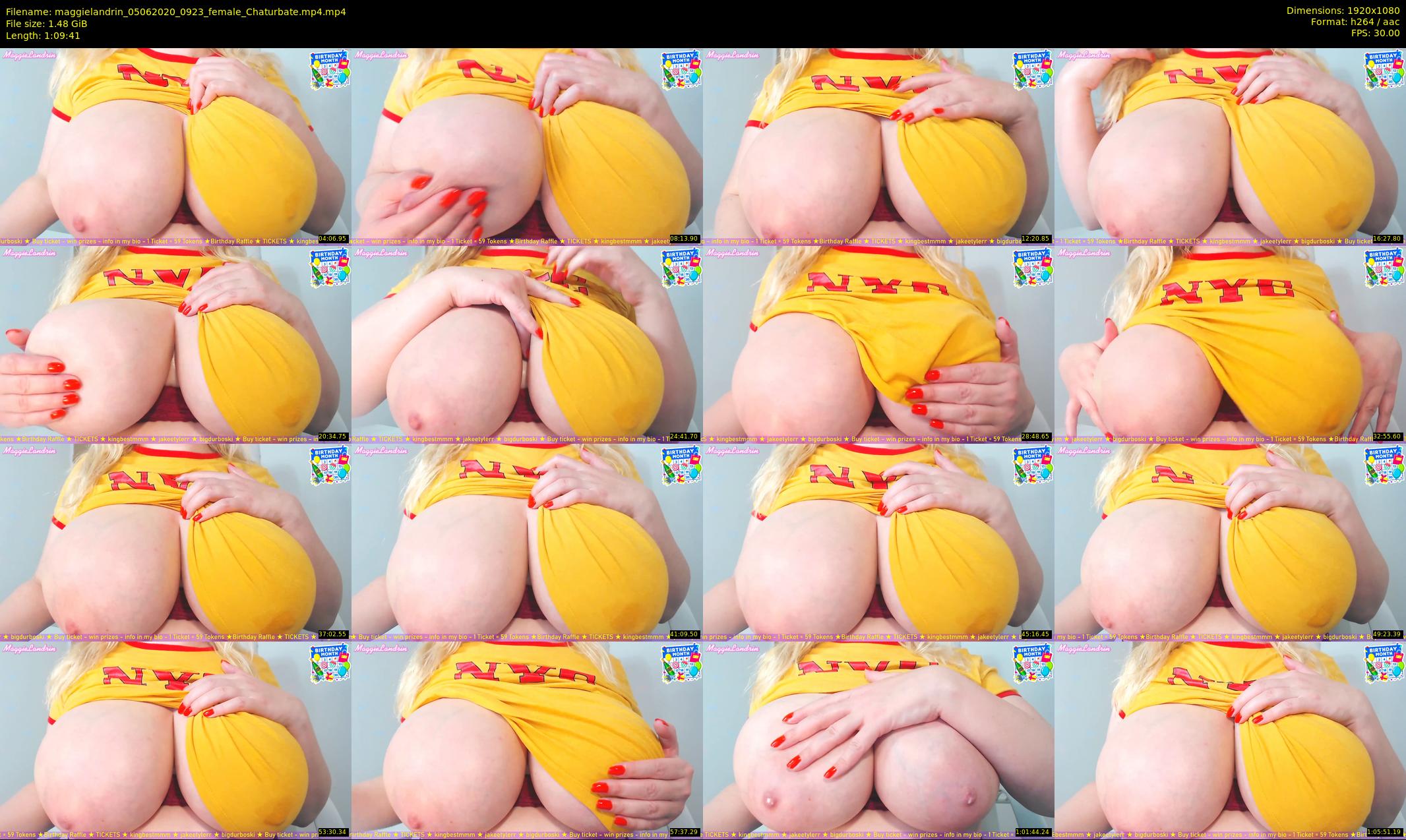 maggielandrin — 70 minute Chaturbate female cam show recording, 1080p, Jun 5, 2020