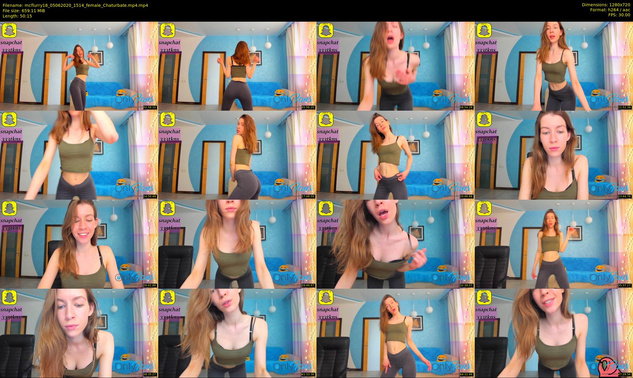 mcflurry18 — 51 minute Chaturbate female cam show recording, 720p, Jun 5, 2020