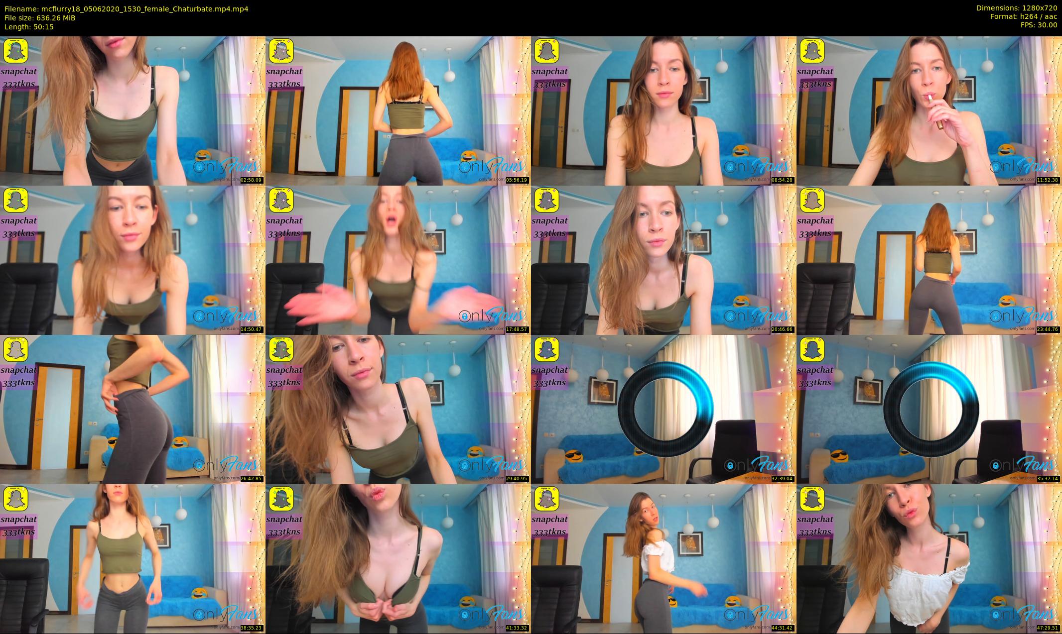 mcflurry18 — 51 minute Chaturbate female cam show recording, 720p, Jun 5, 2020