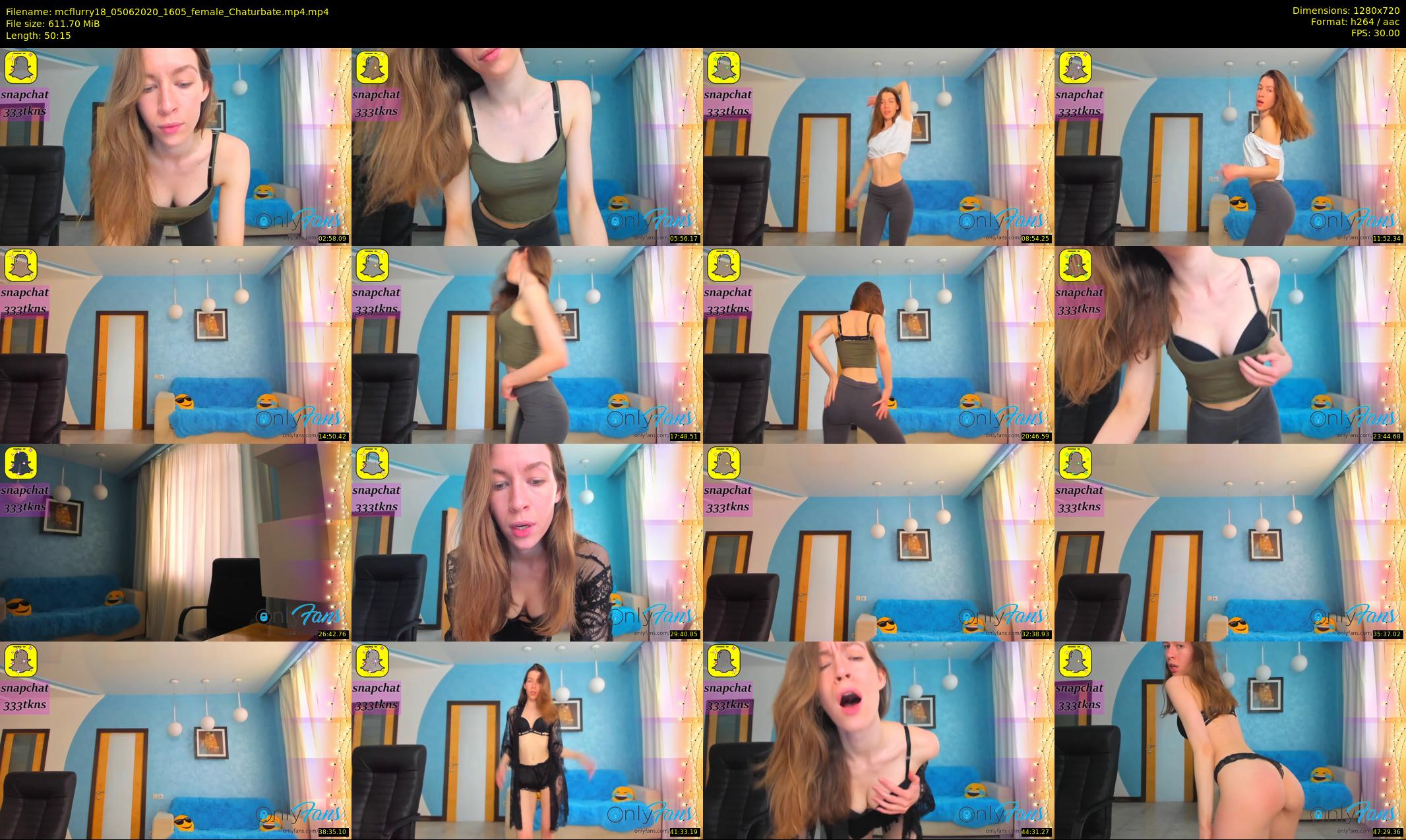 mcflurry18 — 51 minute Chaturbate female cam show recording, 720p, Jun 5, 2020
