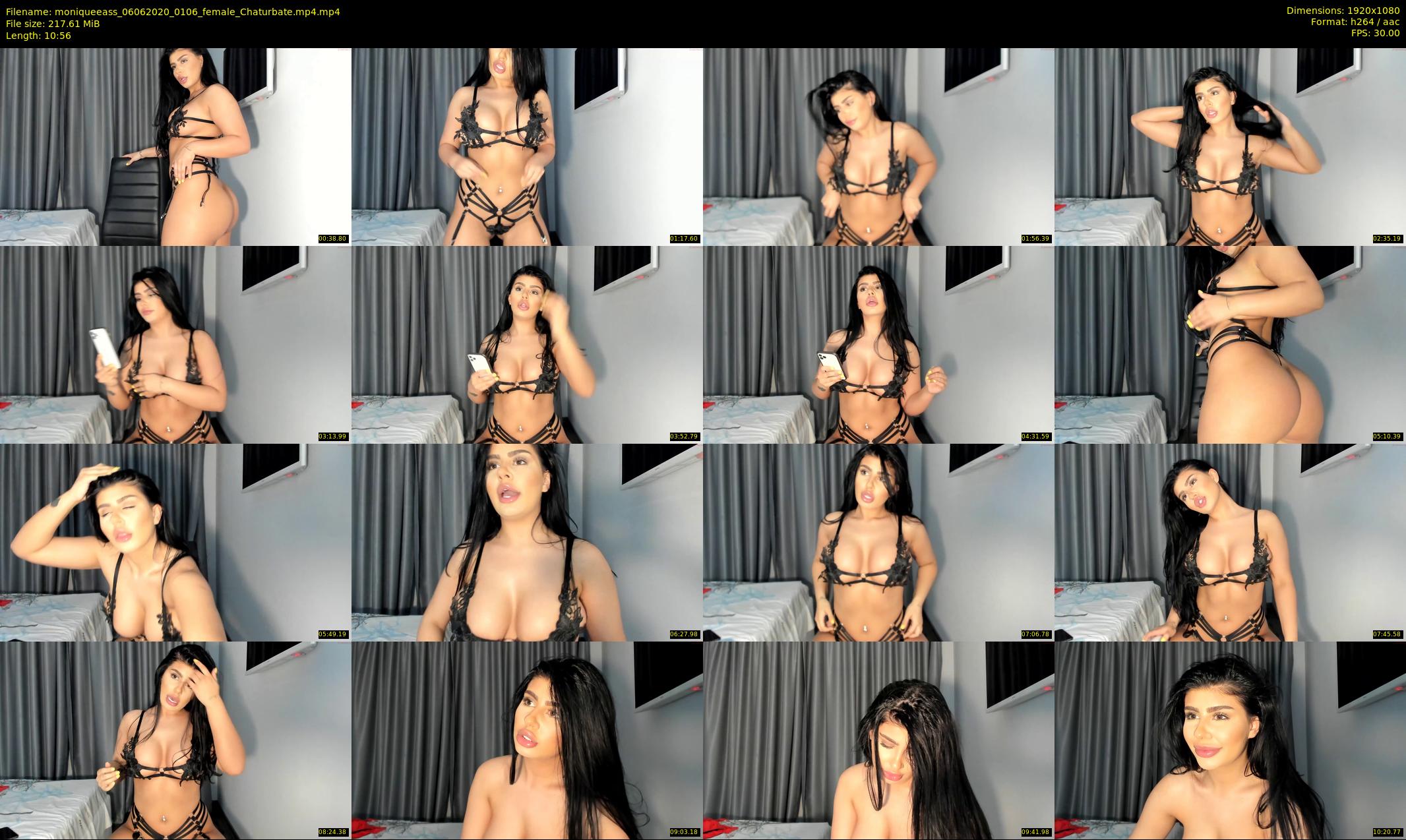 moniqueeass — 11 minute Chaturbate female cam show recording, 1080p, Jun 6, 2020