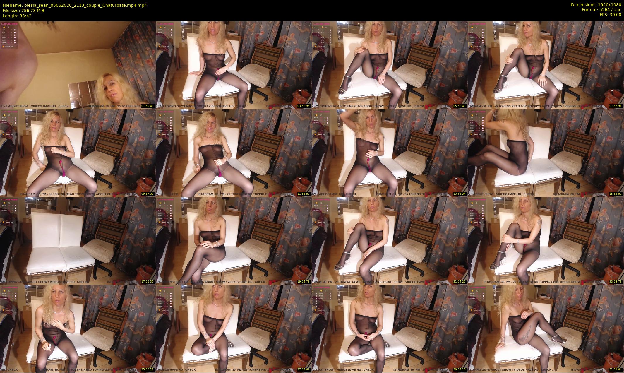 olesia_sean — 34 minute Chaturbate couple cam show recording, 1080p, Jun 5, 2020