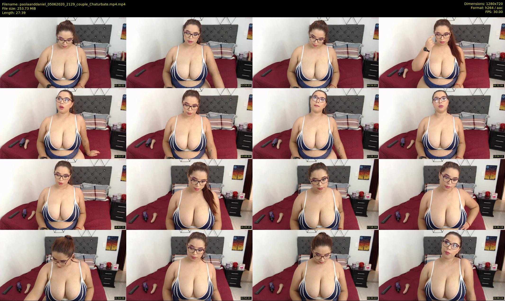 paolaanddaniel — 28 minute Chaturbate couple cam show recording, 720p, Jun 5, 2020