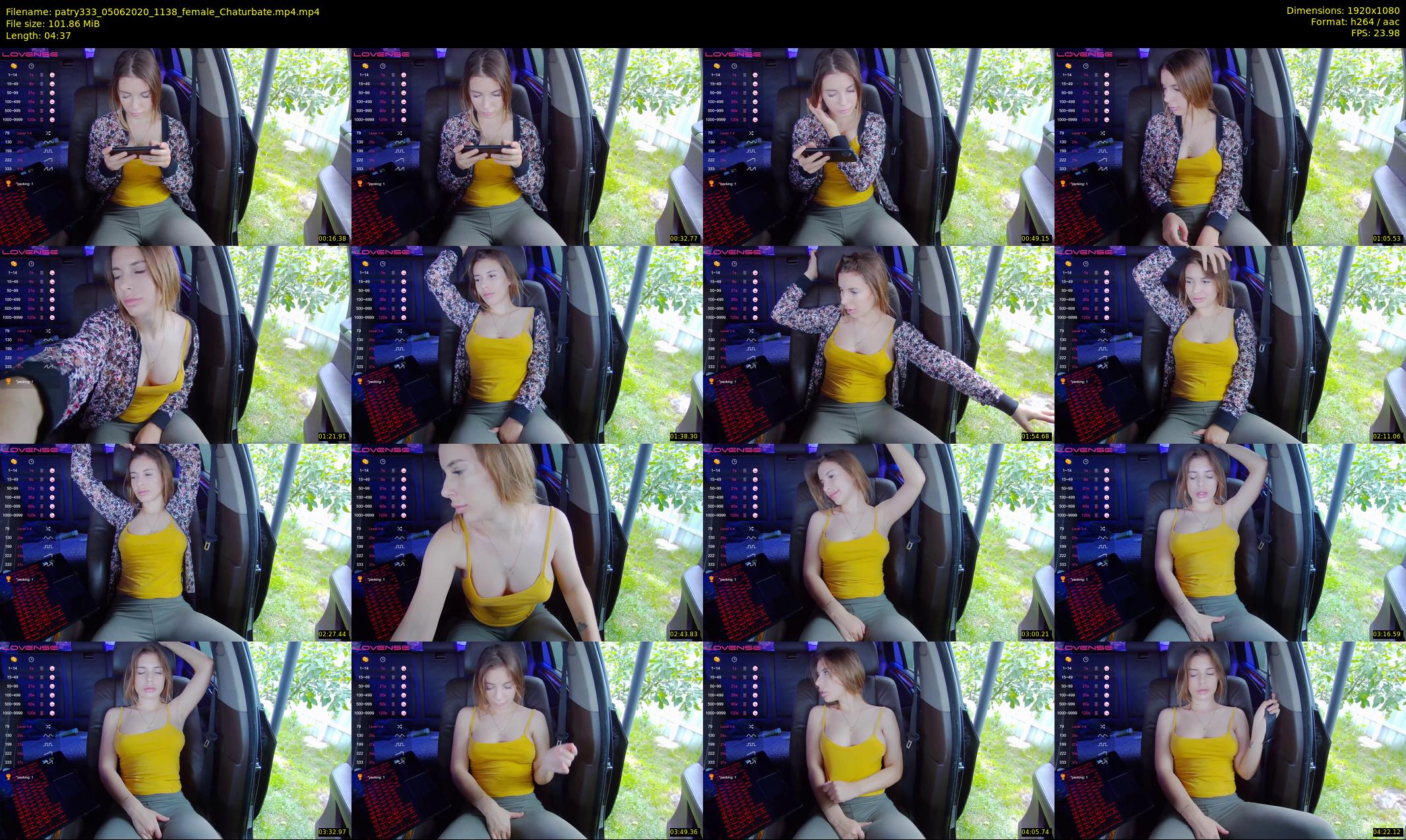 patry333 — 5 minute Chaturbate female cam show recording, 1080p, Jun 5, 2020
