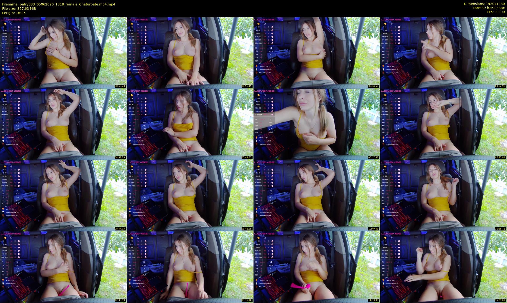 patry333 — 17 minute Chaturbate female cam show recording, 1080p, Jun 5, 2020