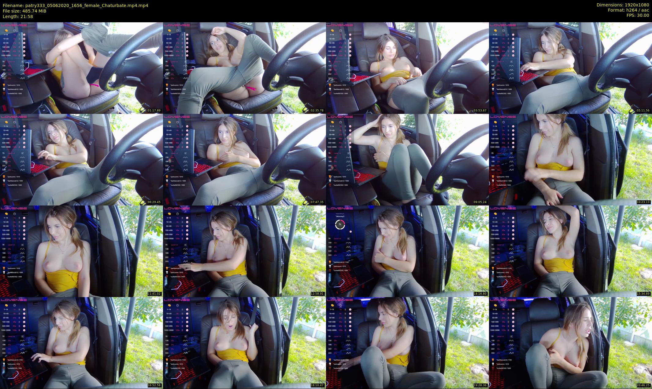 patry333 — 22 minute Chaturbate female cam show recording, 1080p, Jun 5, 2020