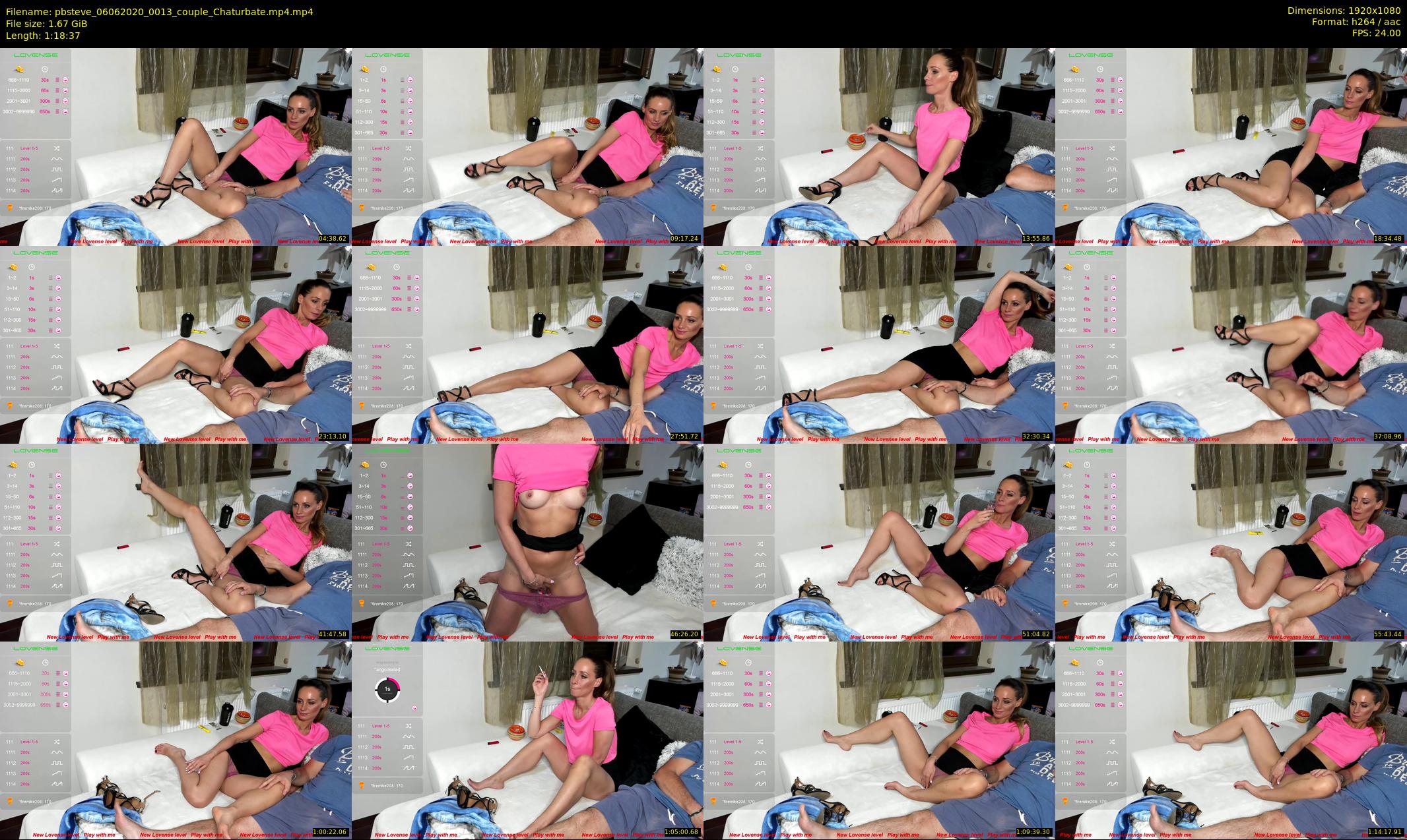 pbsteve — 79 minute Chaturbate couple cam show recording, 1080p, Jun 6, 2020