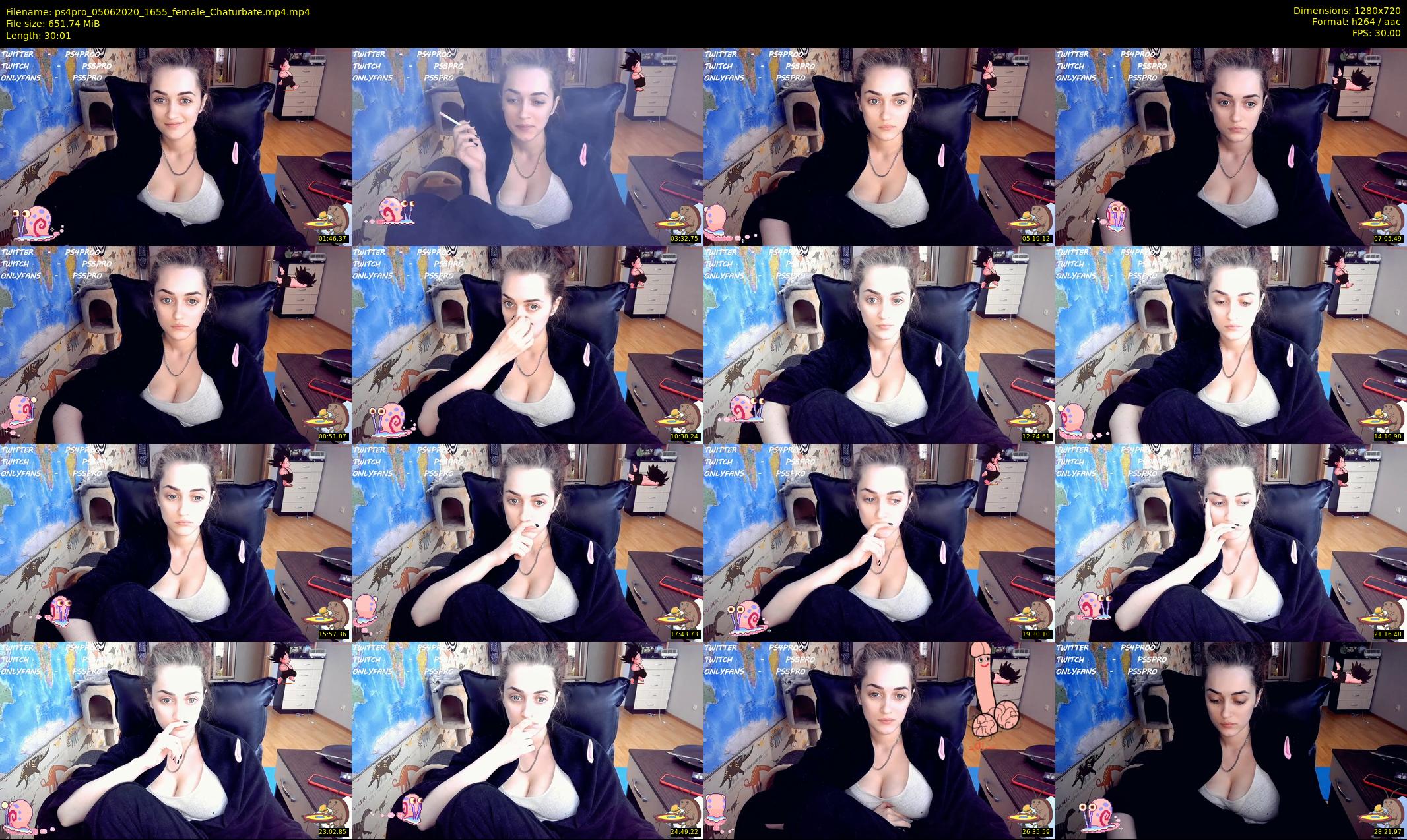 ps4pro — 31 minute Chaturbate female cam show recording, 720p, Jun 5, 2020
