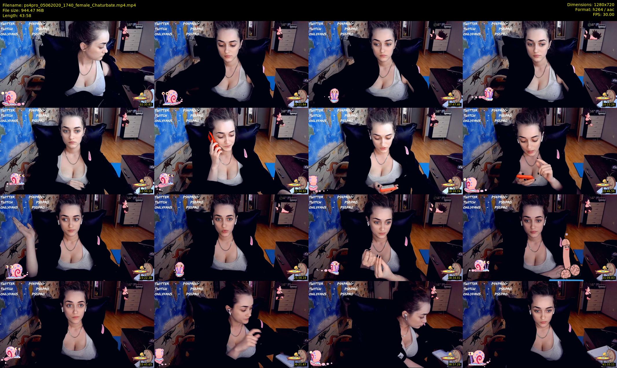 ps4pro — 44 minute Chaturbate female cam show recording, 720p, Jun 5, 2020