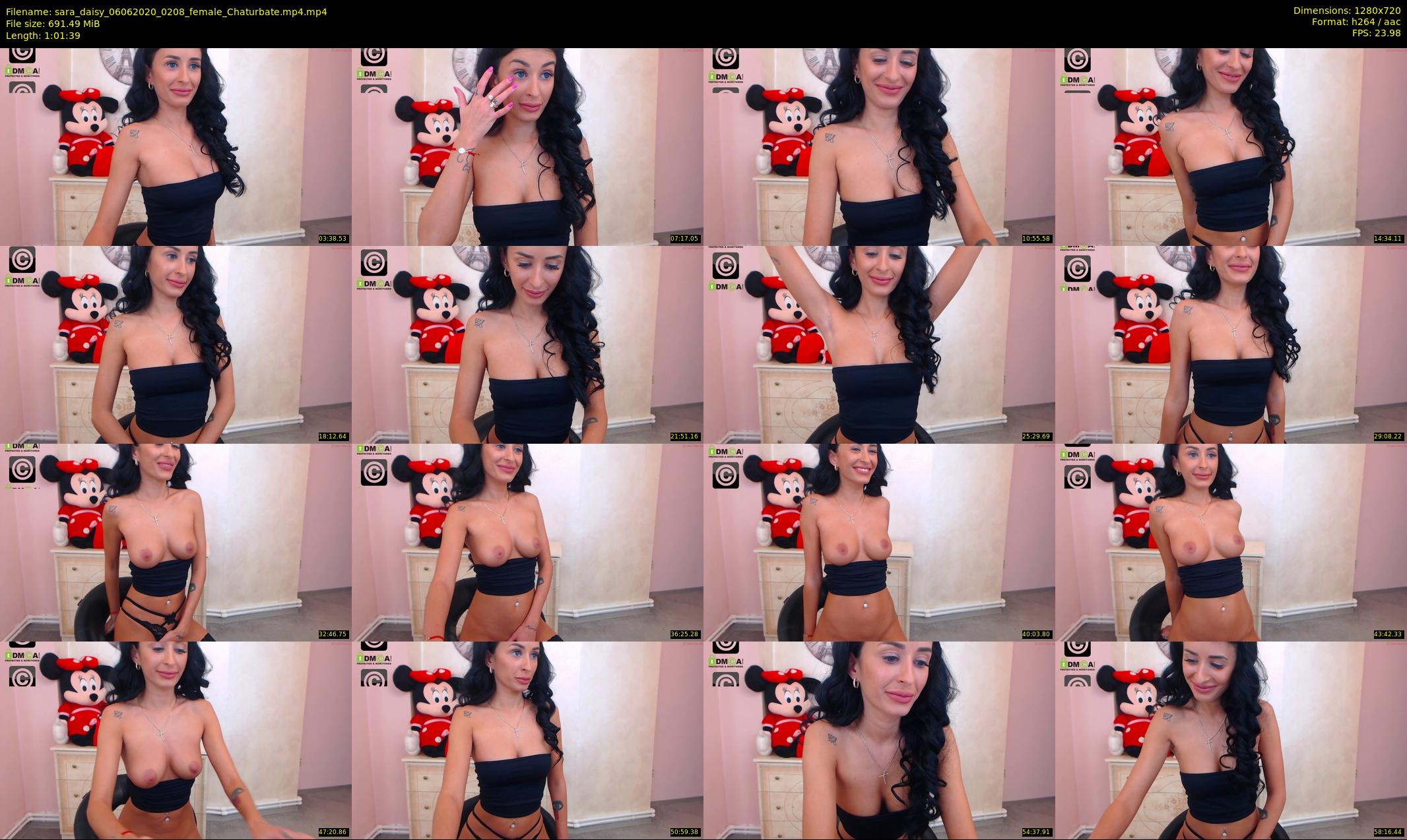 sara_daisy — 62 minute Chaturbate female cam show recording, 720p, Jun 6, 2020