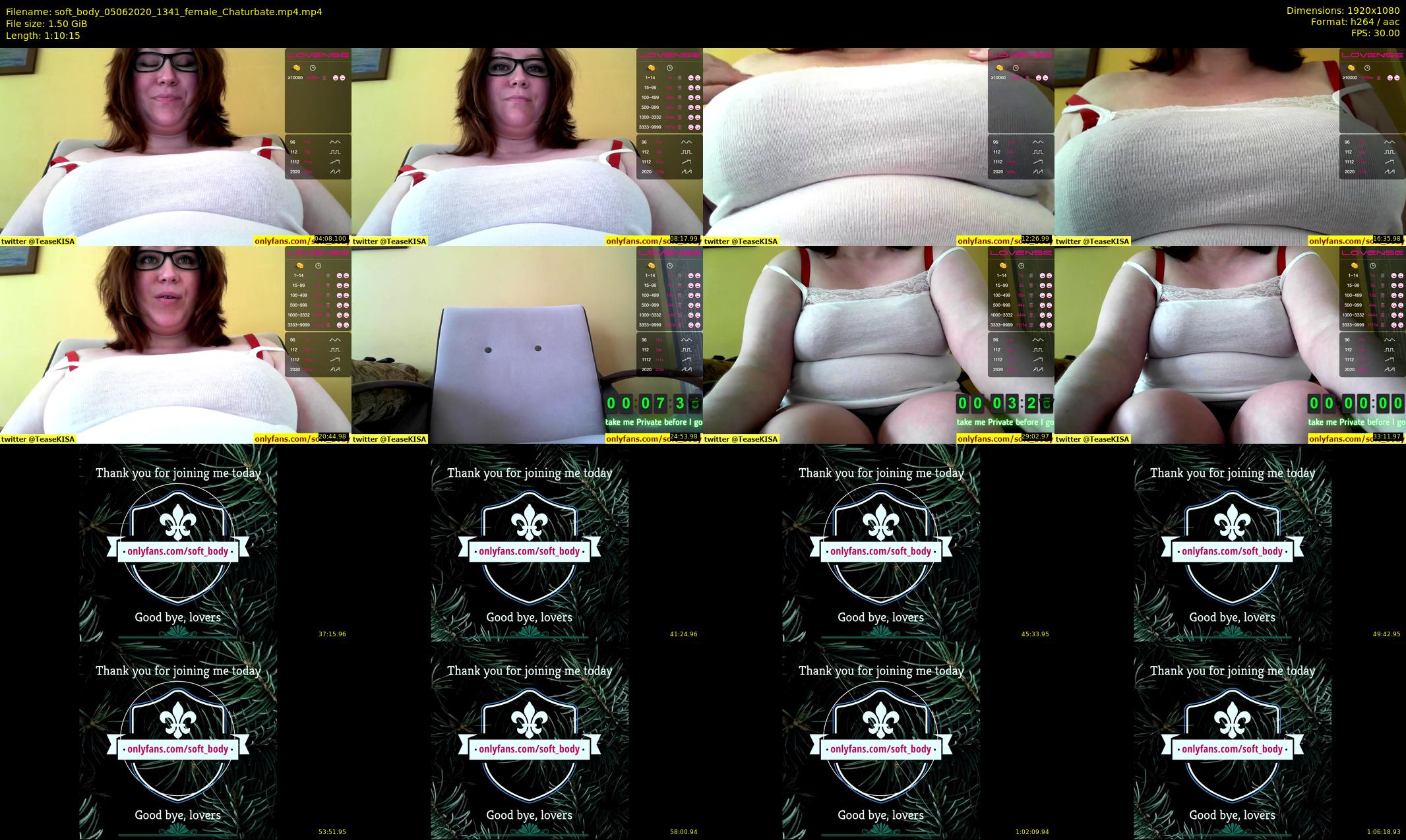 soft_body — 71 minute Chaturbate female cam show recording, 1080p, Jun 5, 2020