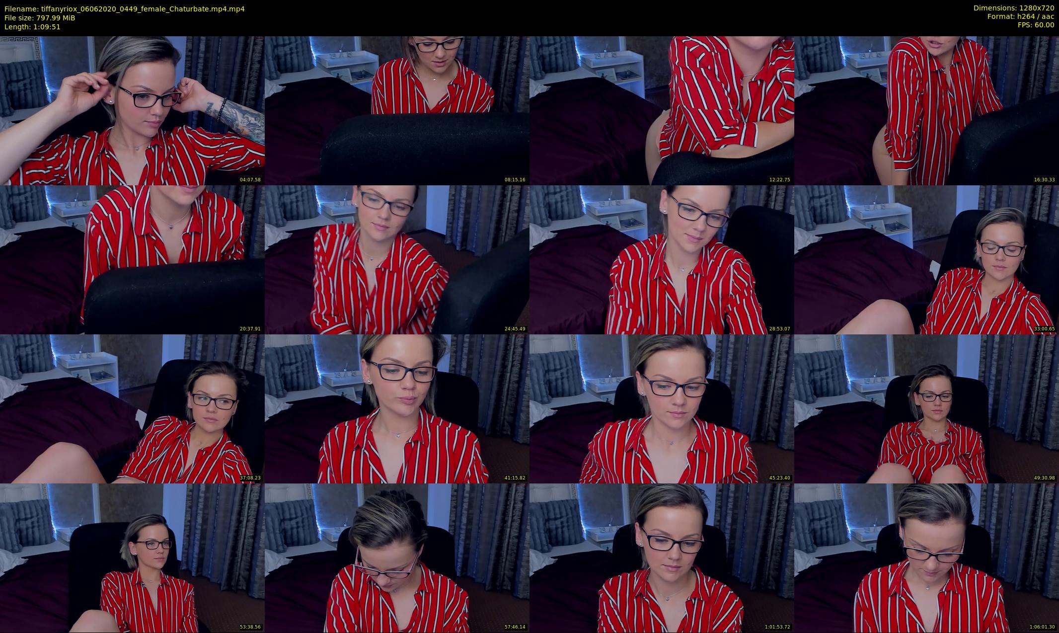 tiffanyriox — 70 minute Chaturbate female cam show recording, 720p, Jun 6, 2020