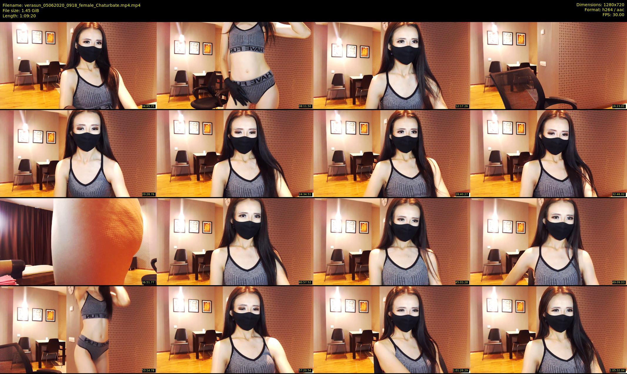 verasun — 70 minute Chaturbate female cam show recording, 720p, Jun 5, 2020