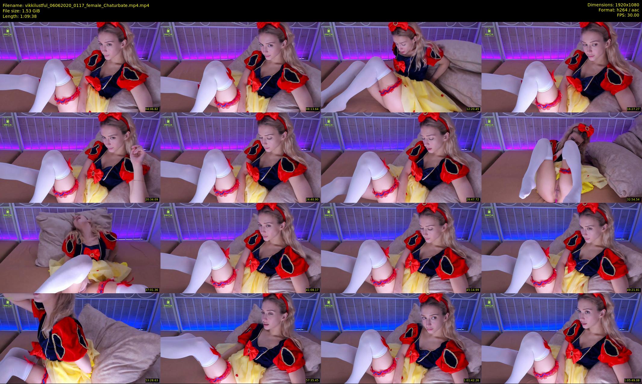 vikkilustful — 70 minute Chaturbate female cam show recording, 1080p, Jun 6, 2020