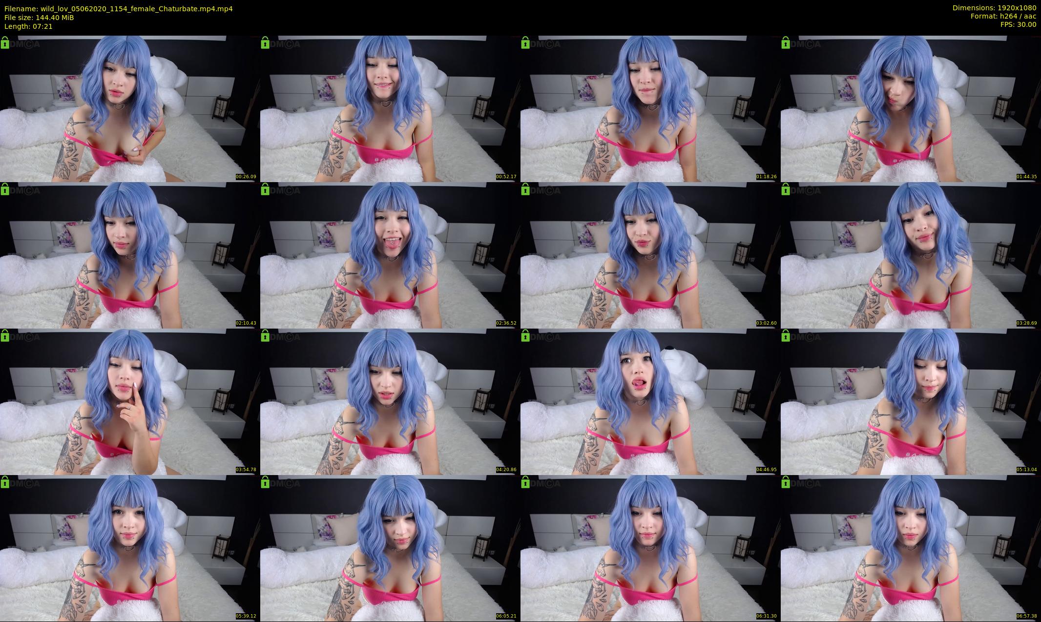 wild_lov — 8 minute Chaturbate female cam show recording, 1080p, Jun 5, 2020
