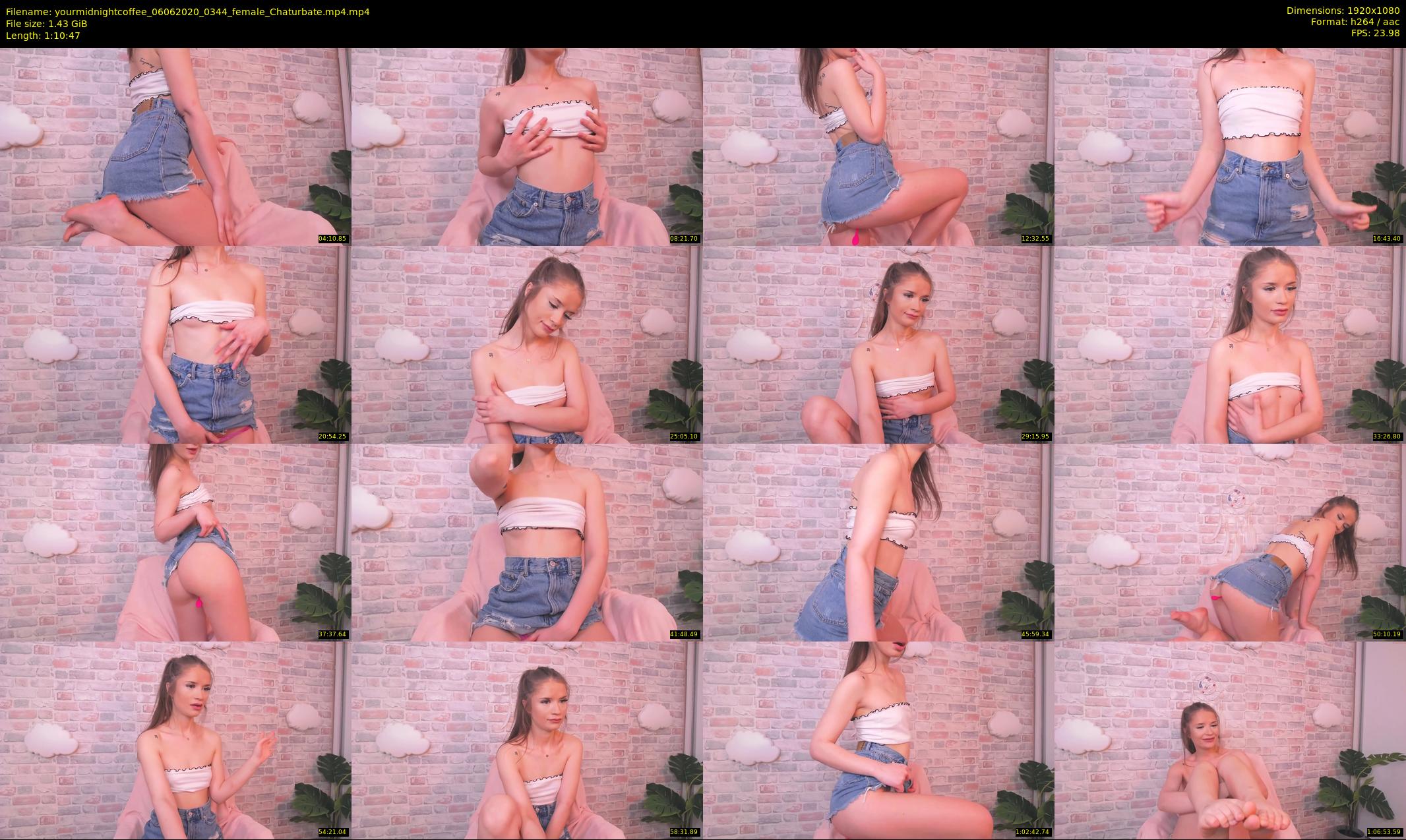 yourmidnightcoffee — 71 minute Chaturbate female cam show recording, 1080p, Jun 6, 2020