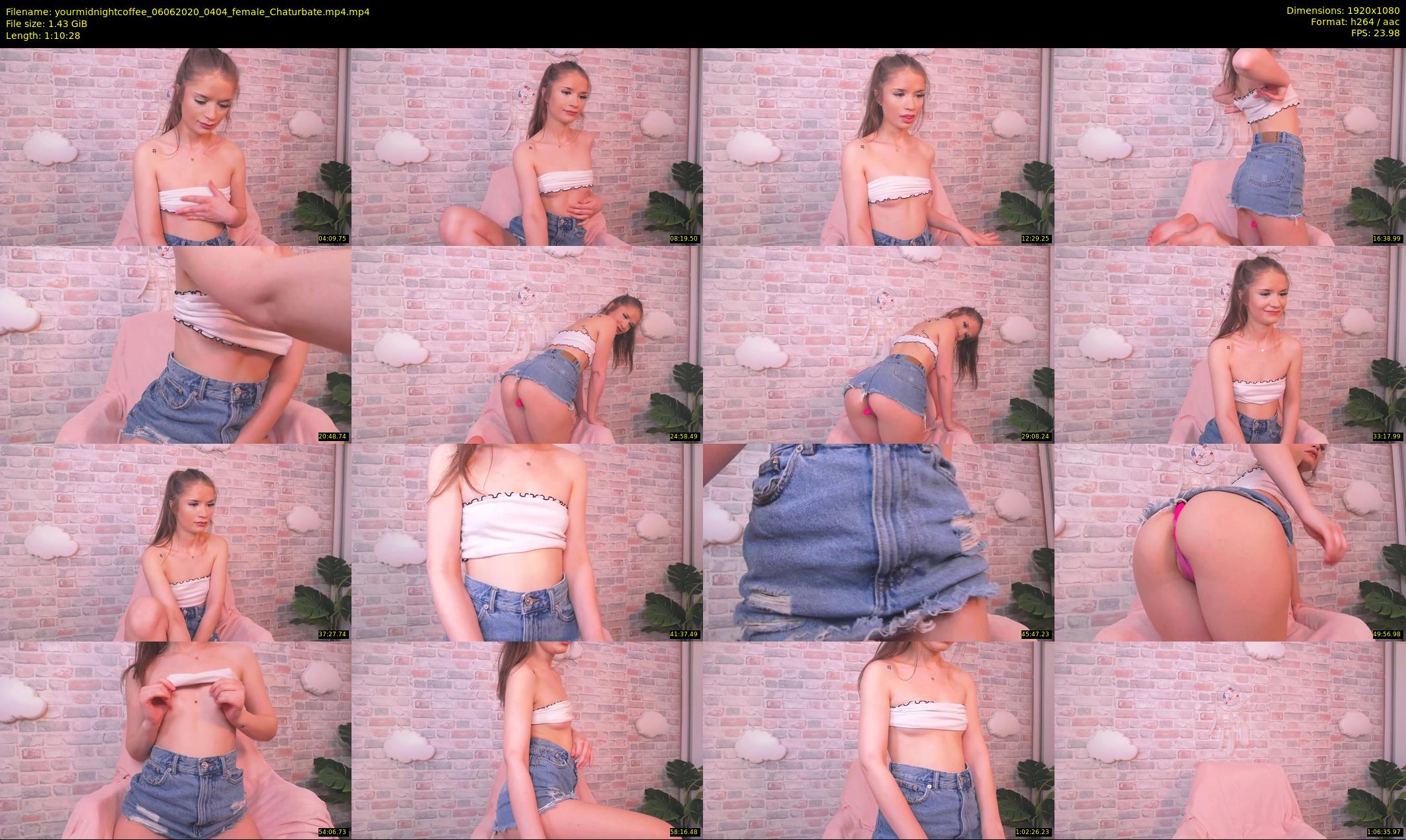 yourmidnightcoffee — 71 minute Chaturbate female cam show recording, 1080p, Jun 6, 2020