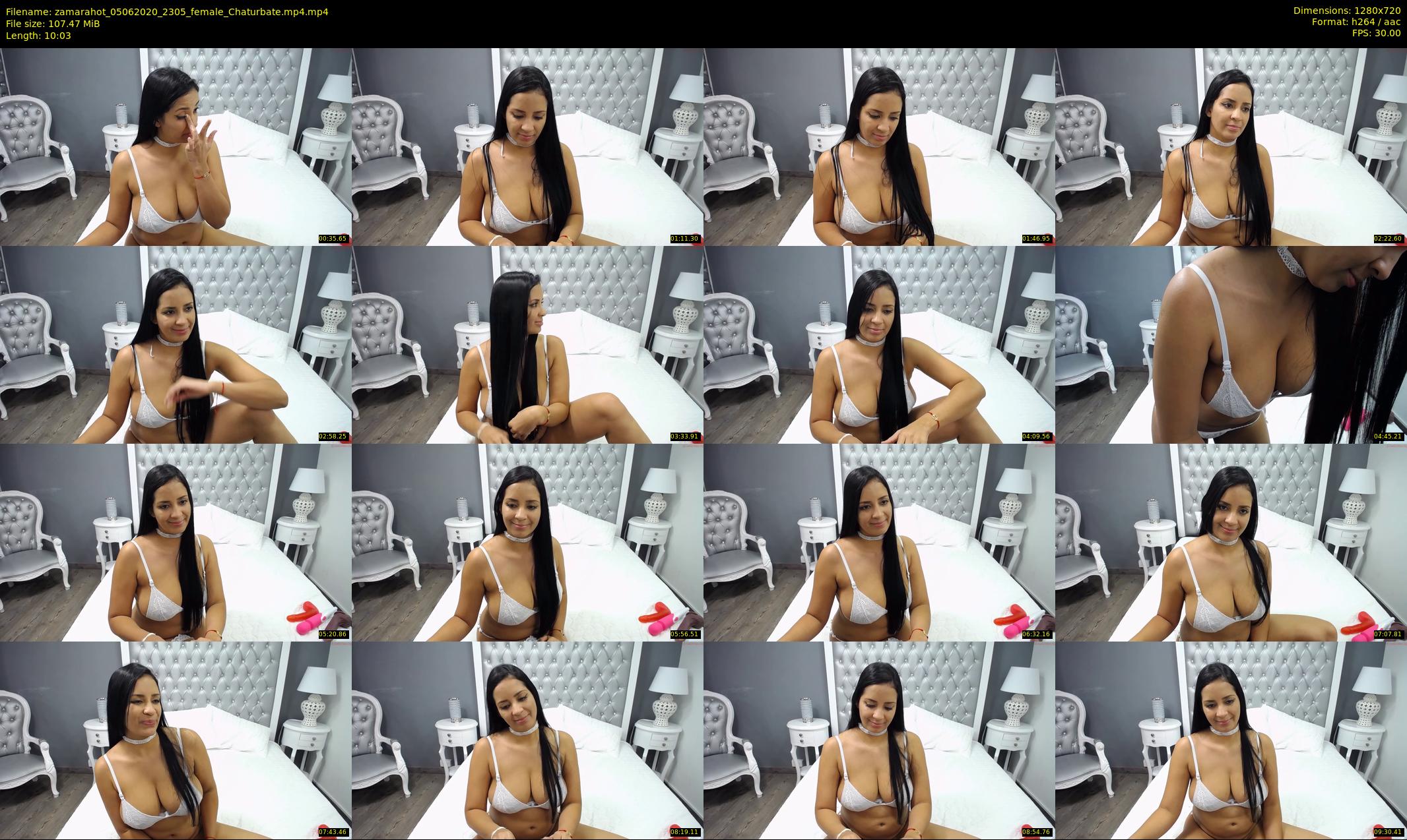 zamarahot — 11 minute Chaturbate female cam show recording, 720p, Jun 5, 2020