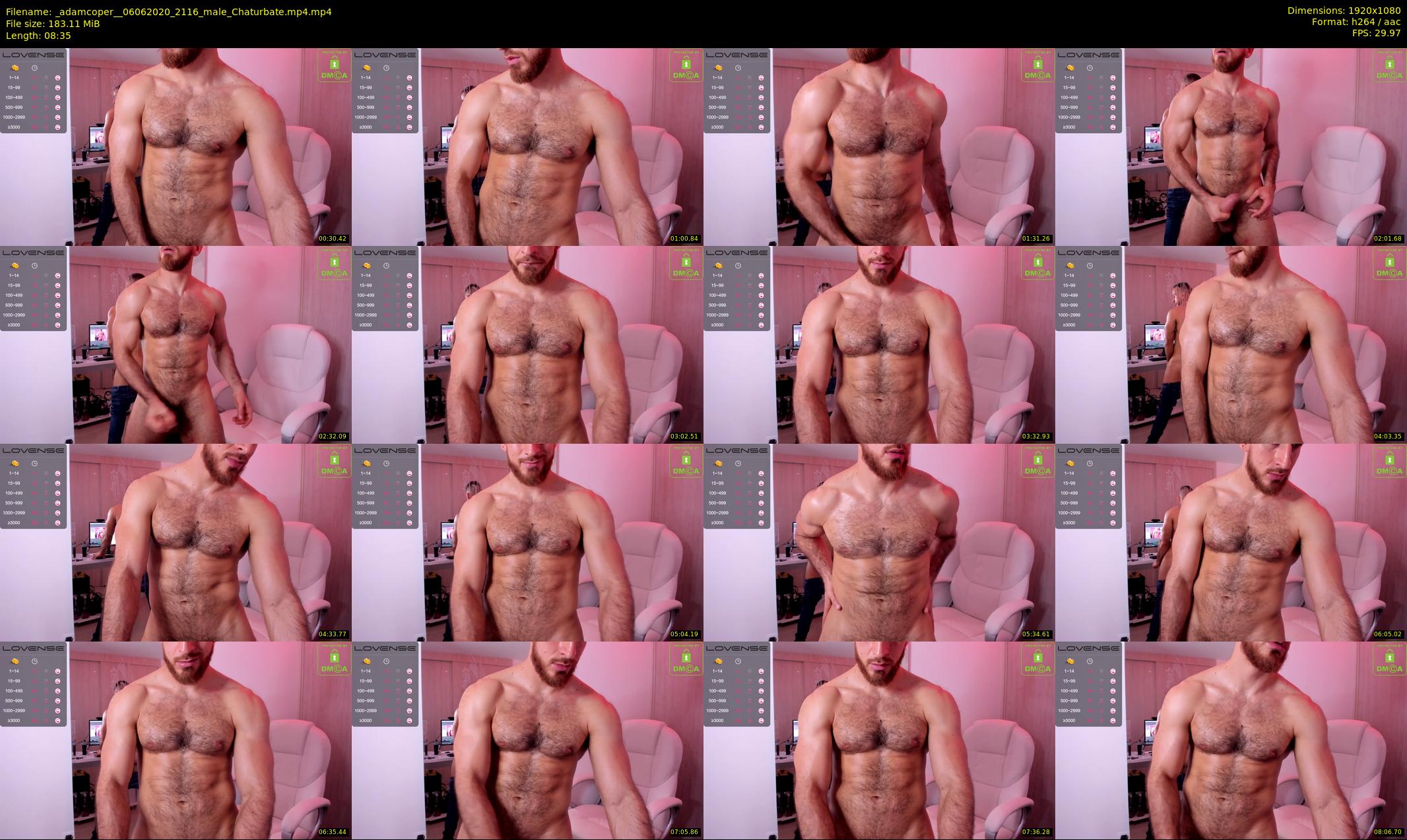 _adamcoper_ — 9 minute Chaturbate male cam show recording, 1080p, Jun 6, 2020