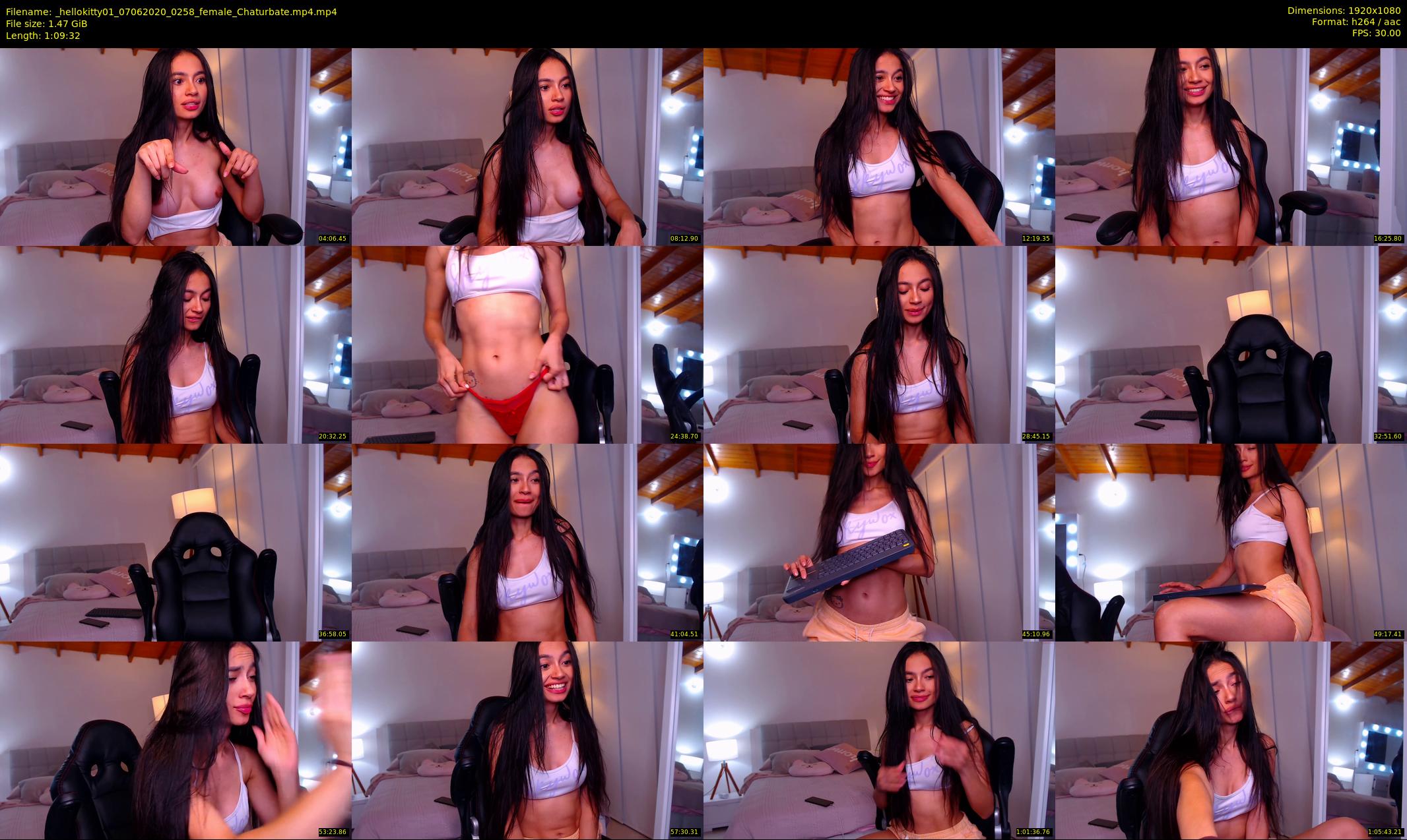 _hellokitty01 — 70 minute Chaturbate female cam show recording, 1080p, Jun 7, 2020