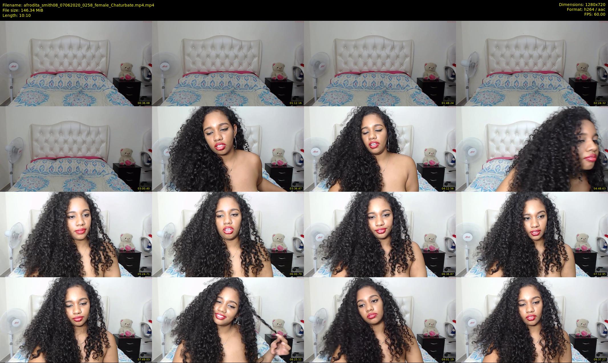 afrodita_smith08 — 11 minute Chaturbate female cam show recording, 720p, Jun 7, 2020