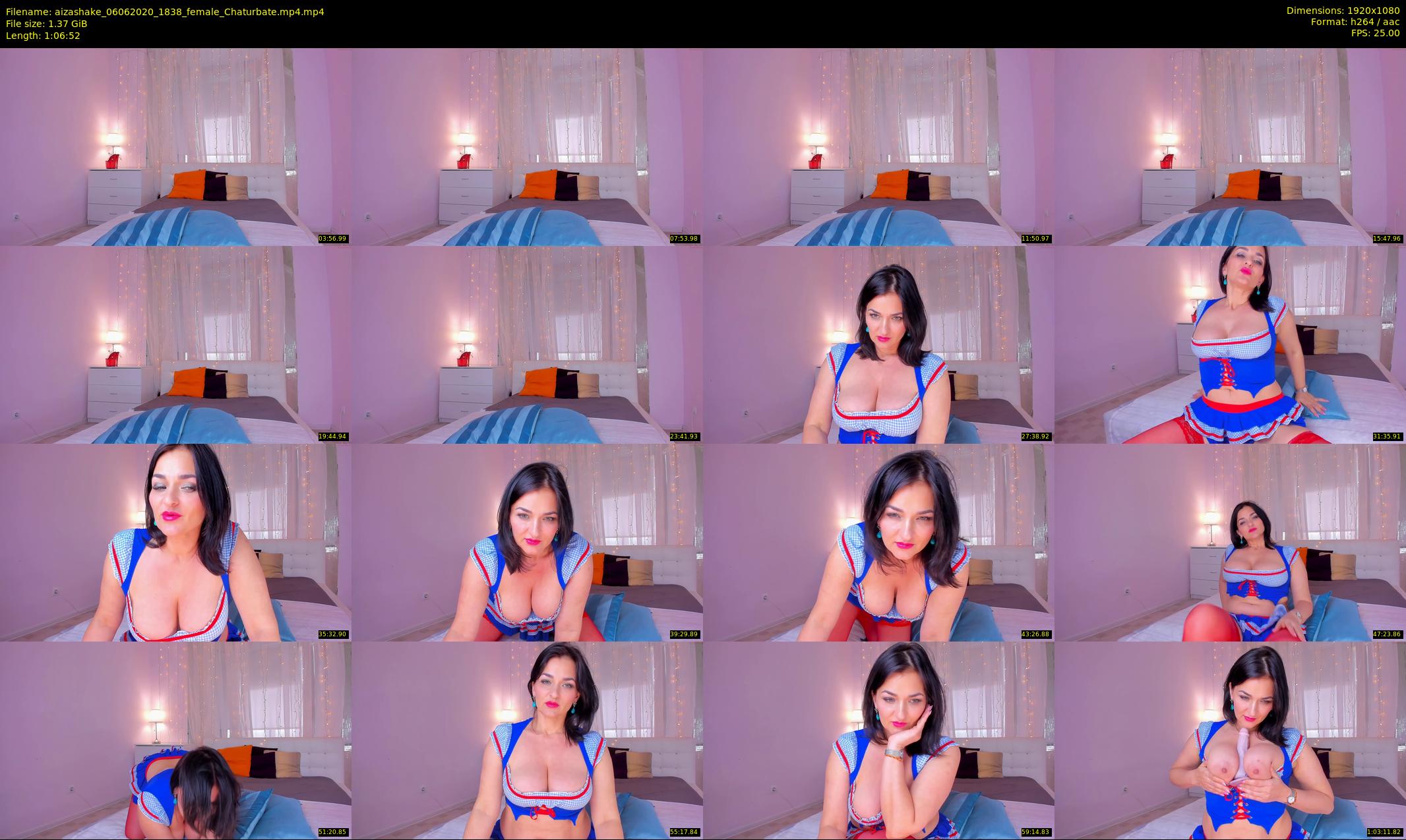 aizashake — 67 minute Chaturbate female cam show recording, 1080p, Jun 6, 2020