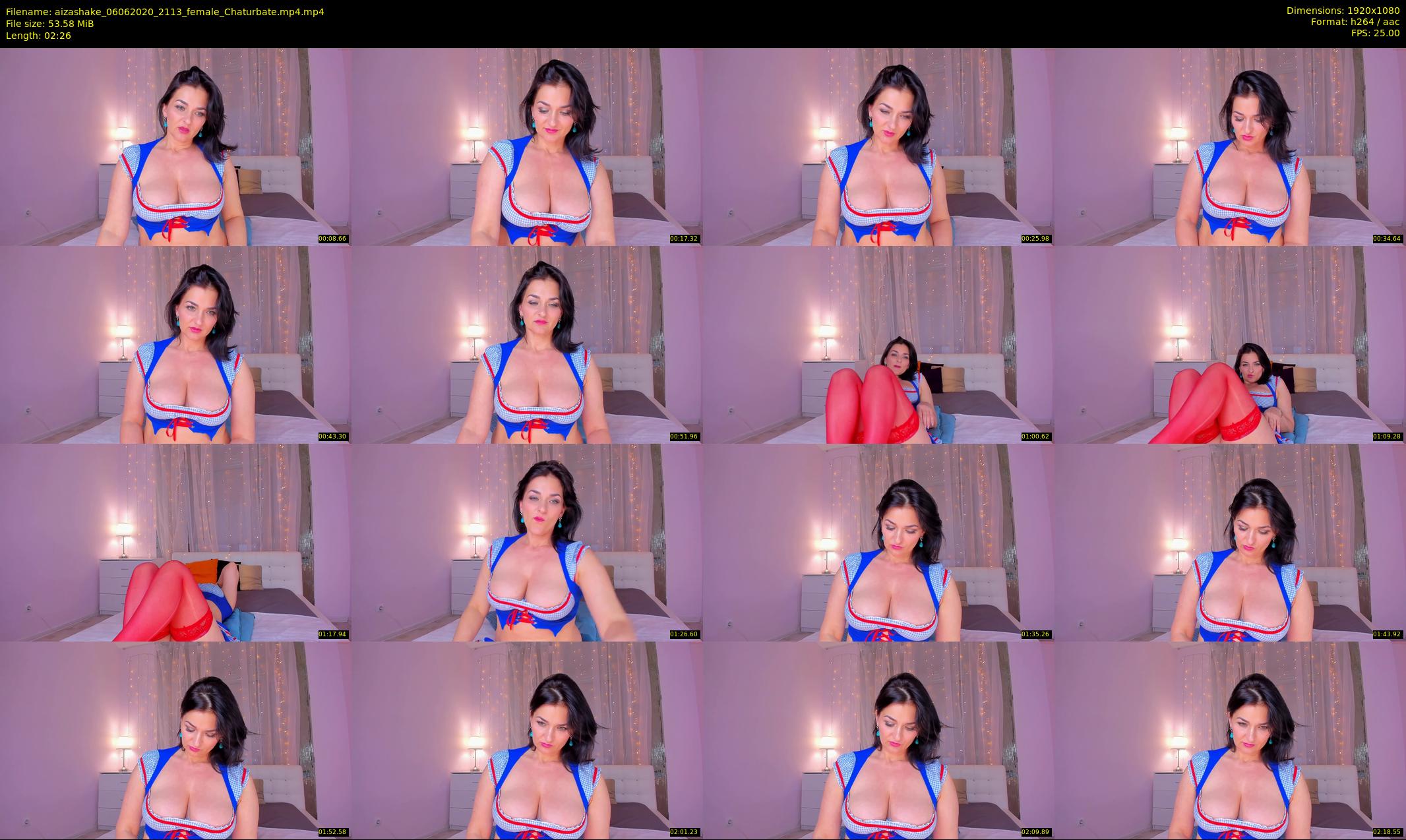 aizashake — 3 minute Chaturbate female cam show recording, 1080p, Jun 6, 2020