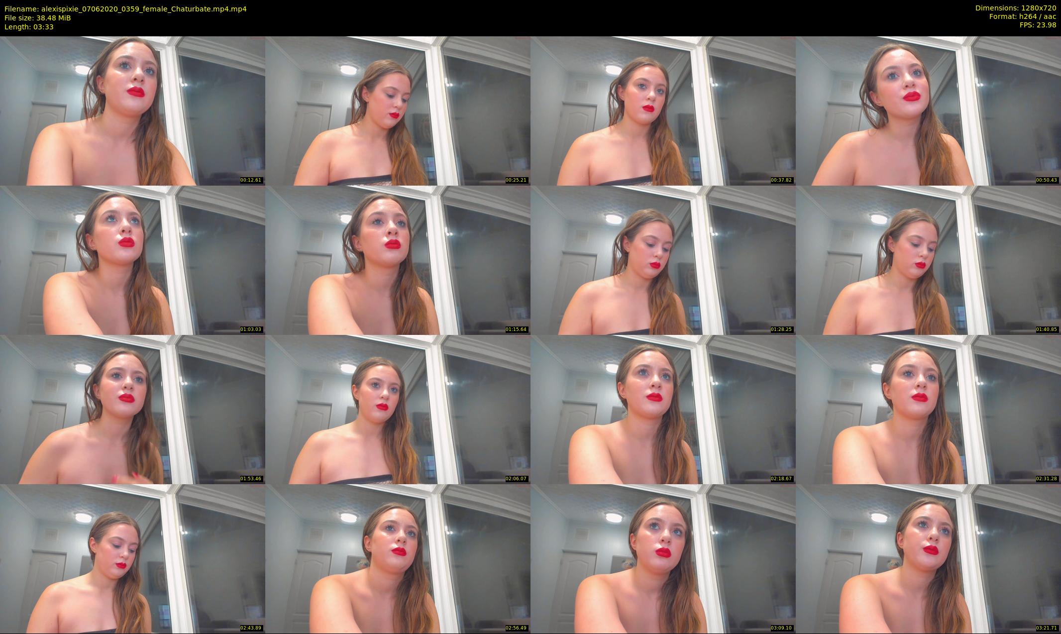 alexispixie — 4 minute Chaturbate female cam show recording, 720p, Jun 7, 2020