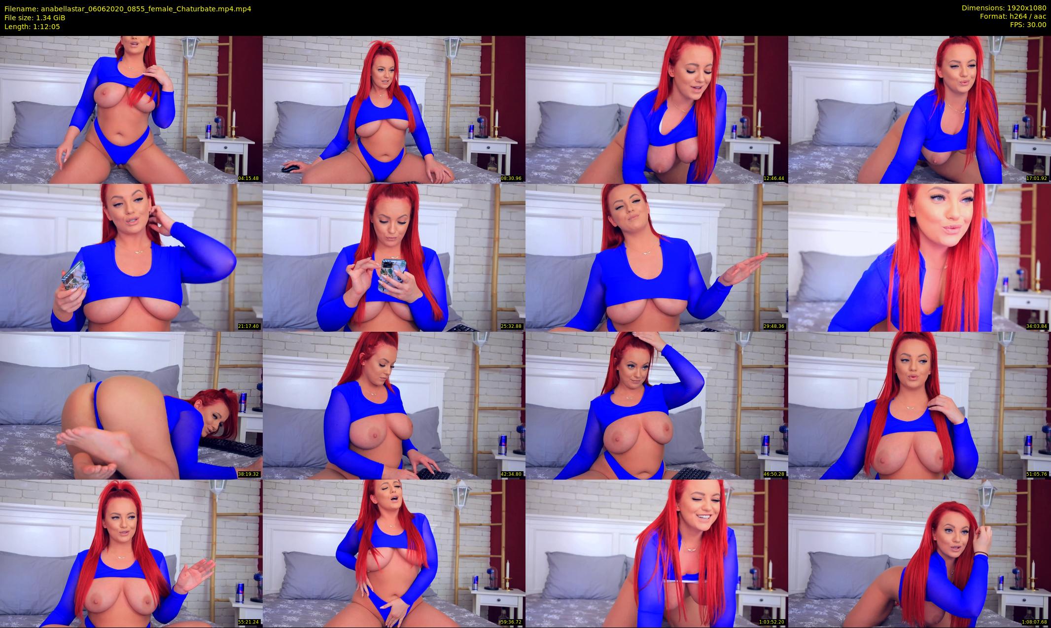anabellastar — 73 minute Chaturbate female cam show recording, 1080p, Jun 6, 2020