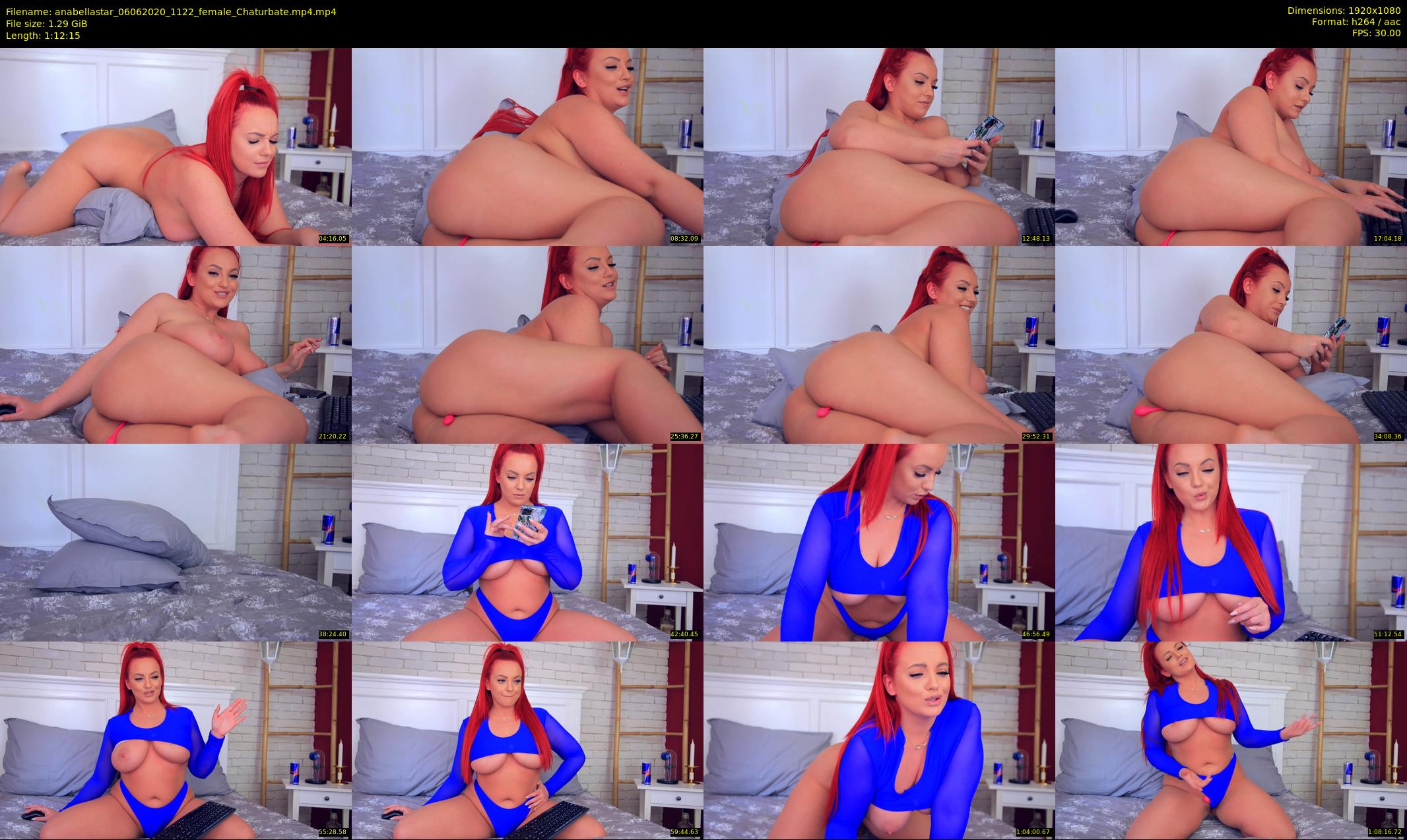 anabellastar — 73 minute Chaturbate female cam show recording, 1080p, Jun 6, 2020