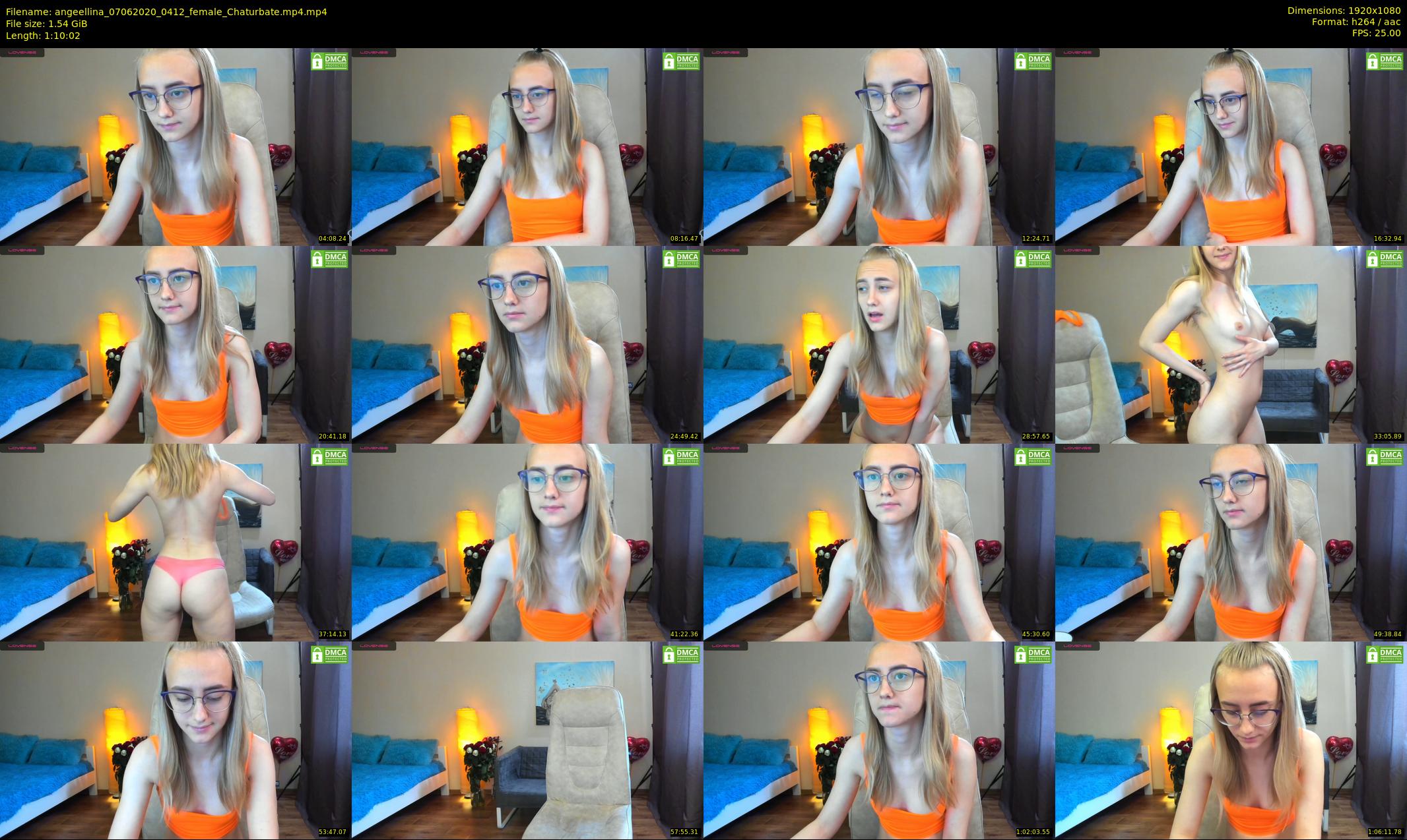 angeellina — 71 minute Chaturbate female cam show recording, 1080p, Jun 7, 2020